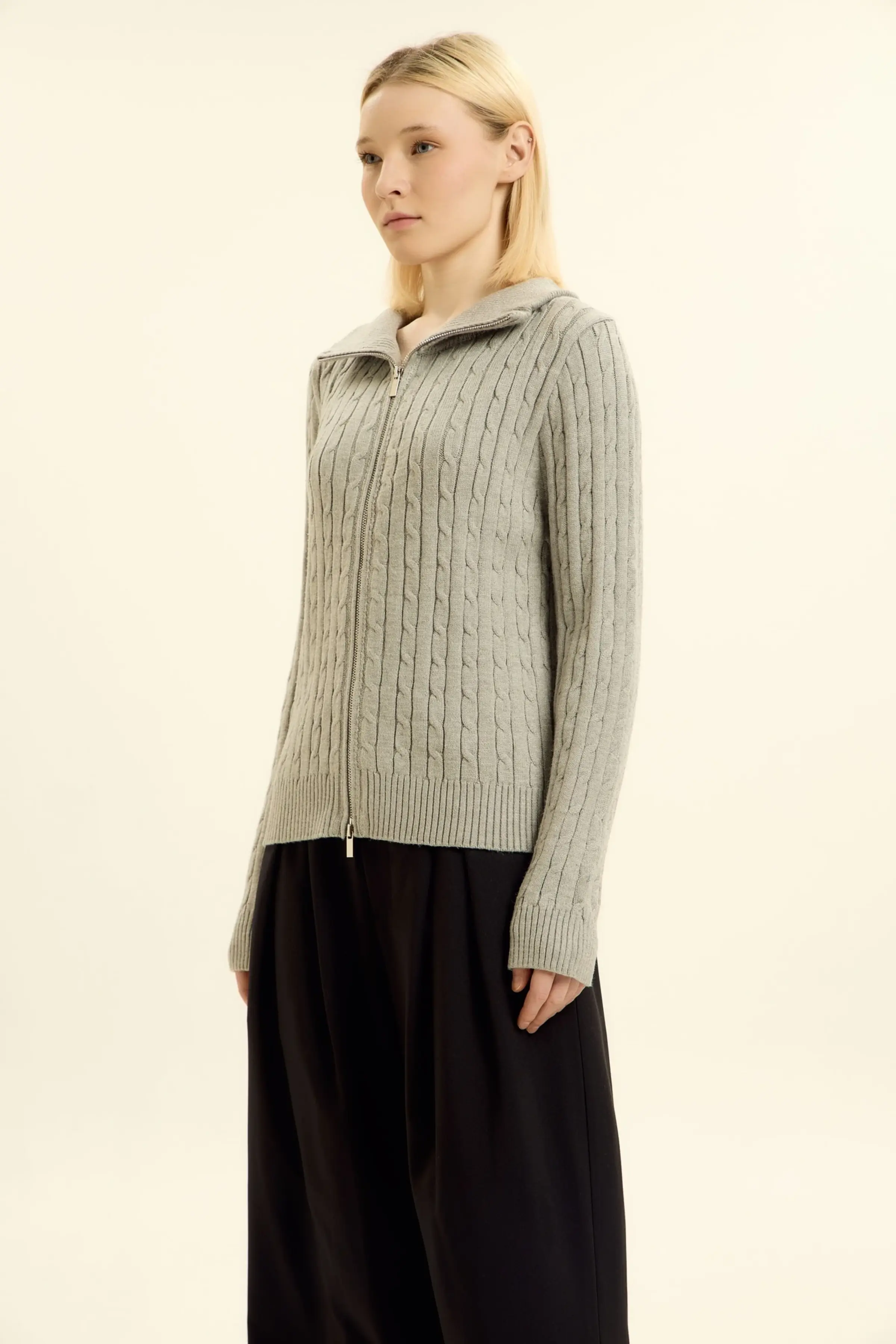 Кардиган серый для женщин 46205-61 50