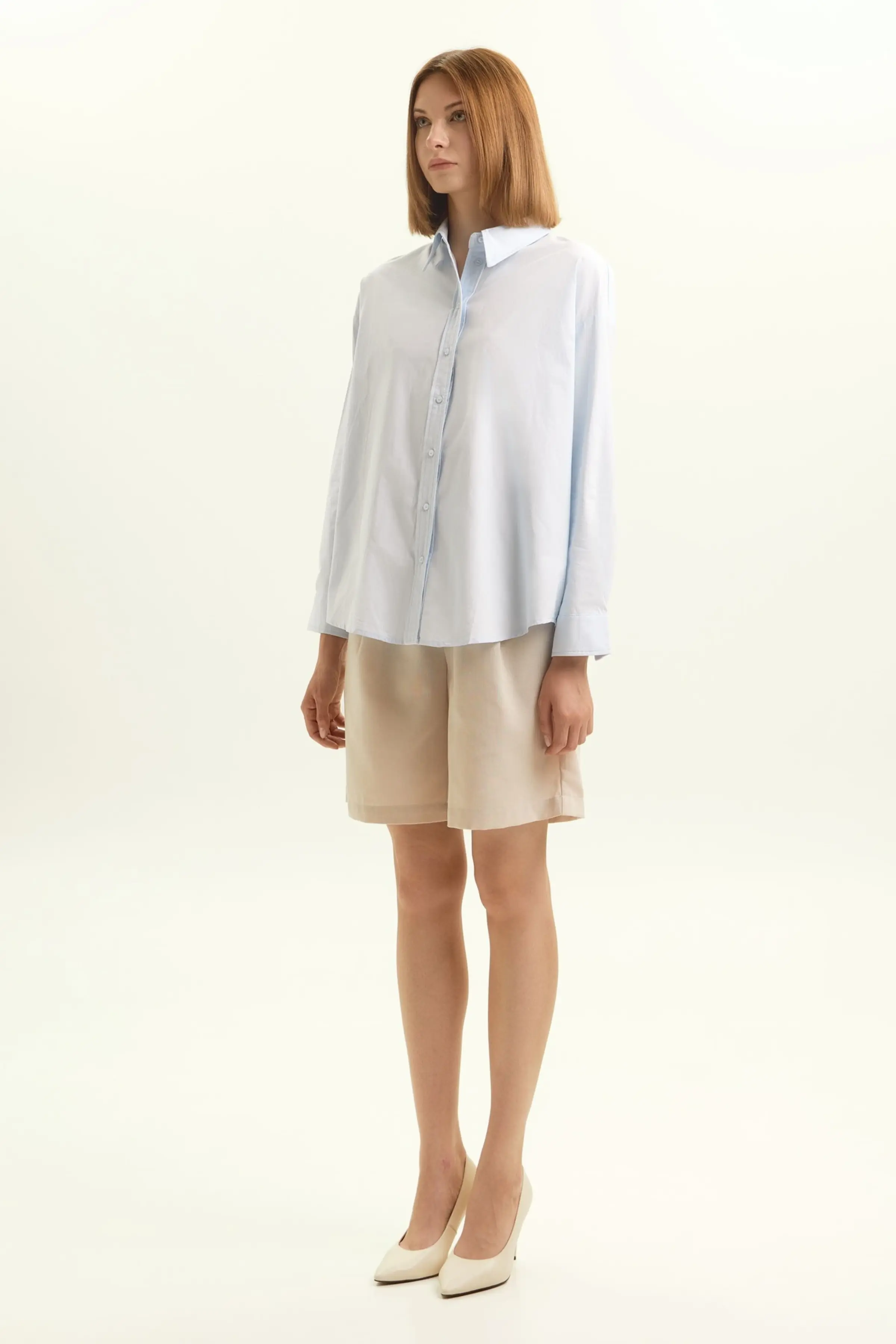 Рубашка голубой для женщин 45242-10 66