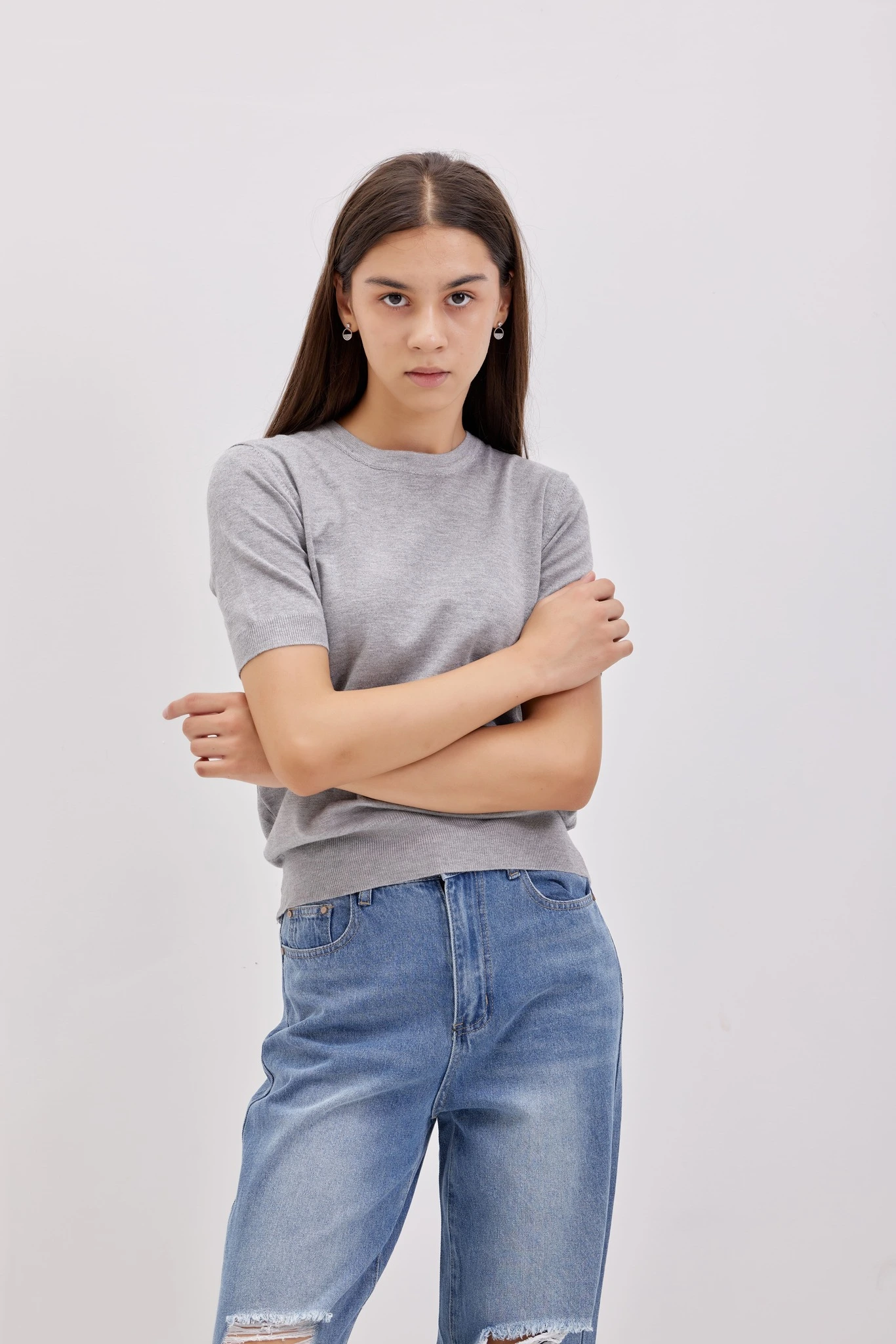 Джемпер серый для женщин 42300-61 60