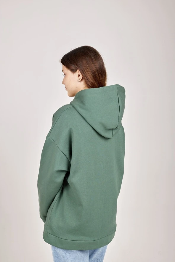 Худи темно-зеленый для женщин 152/200/34257-20 62