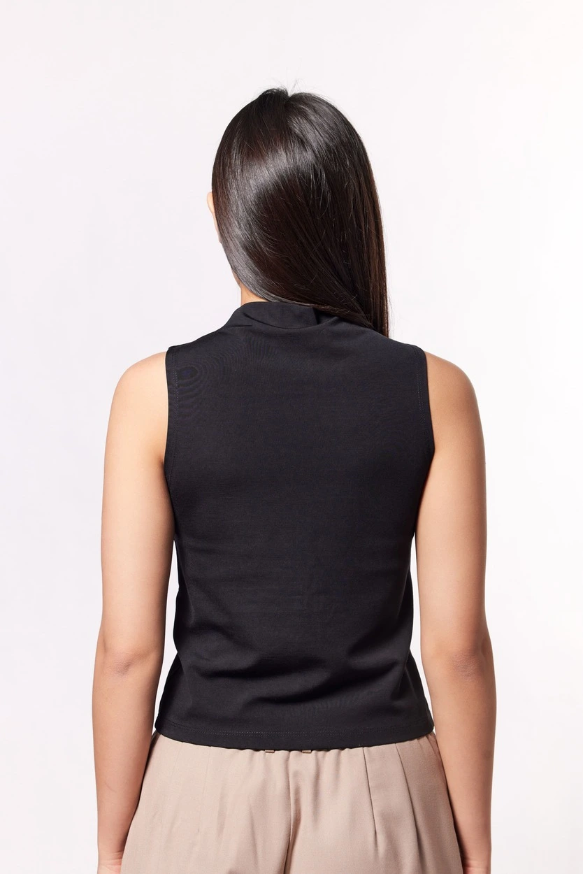 Топ черный для женщин 42180-1 46