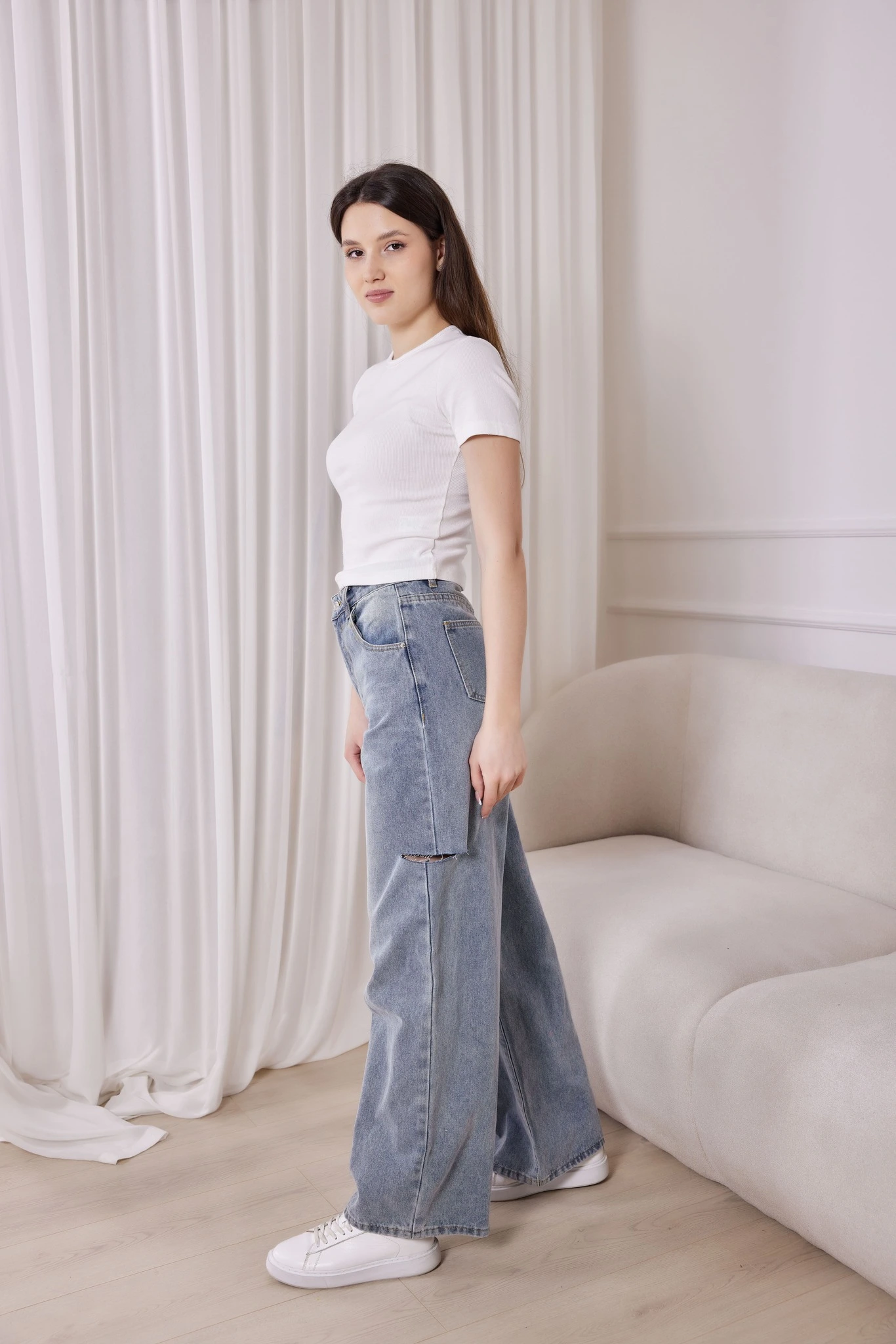 Джинсы светло-синий для женщин 40338-195 74