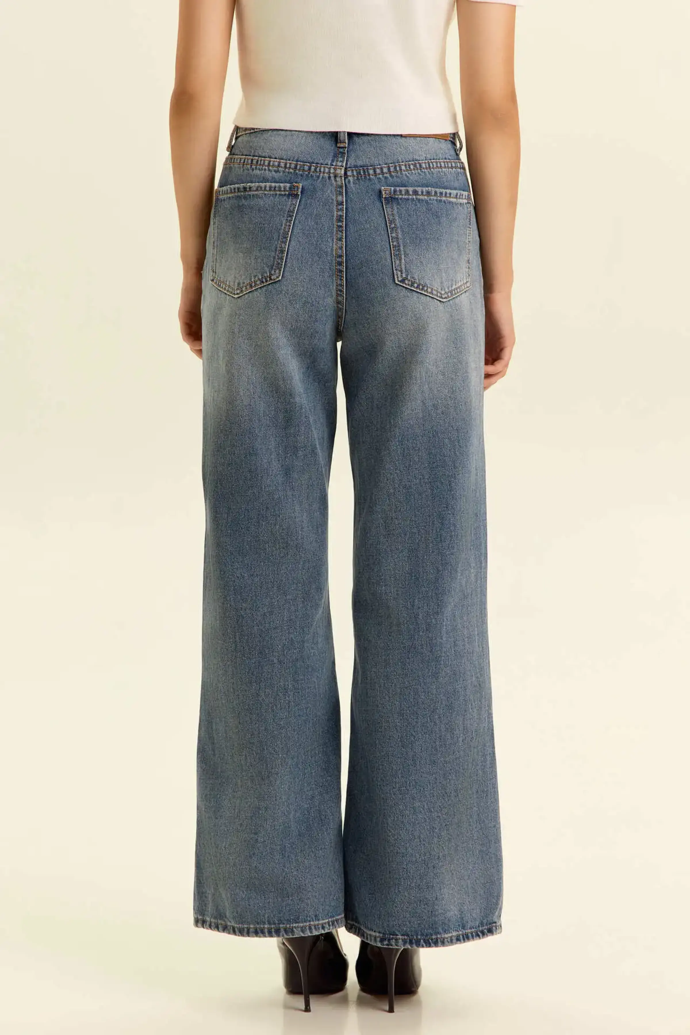 Джинсы голубой для женщин 46855-10 74