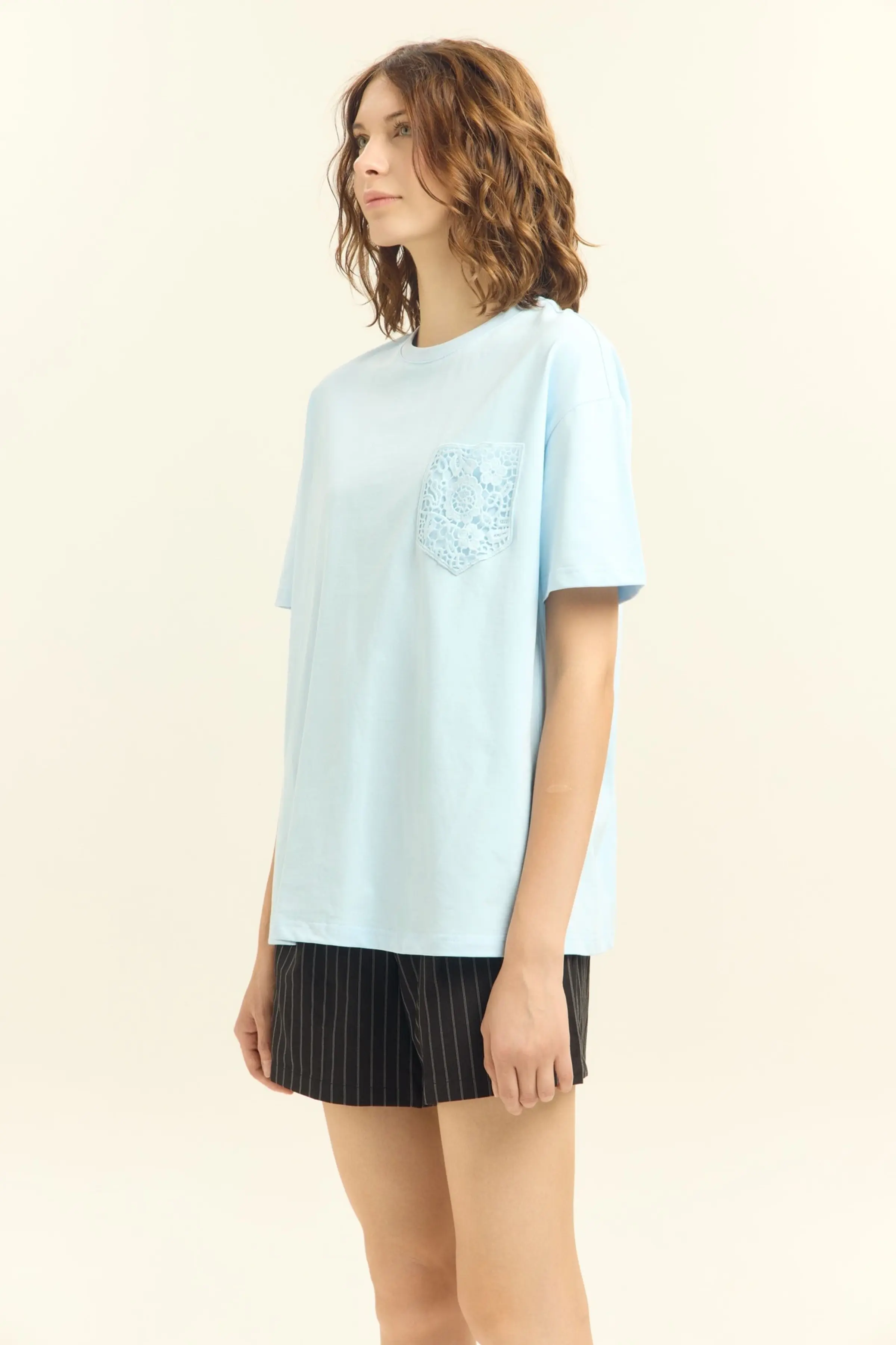 Футболка голубой для женщин 45261-10 67