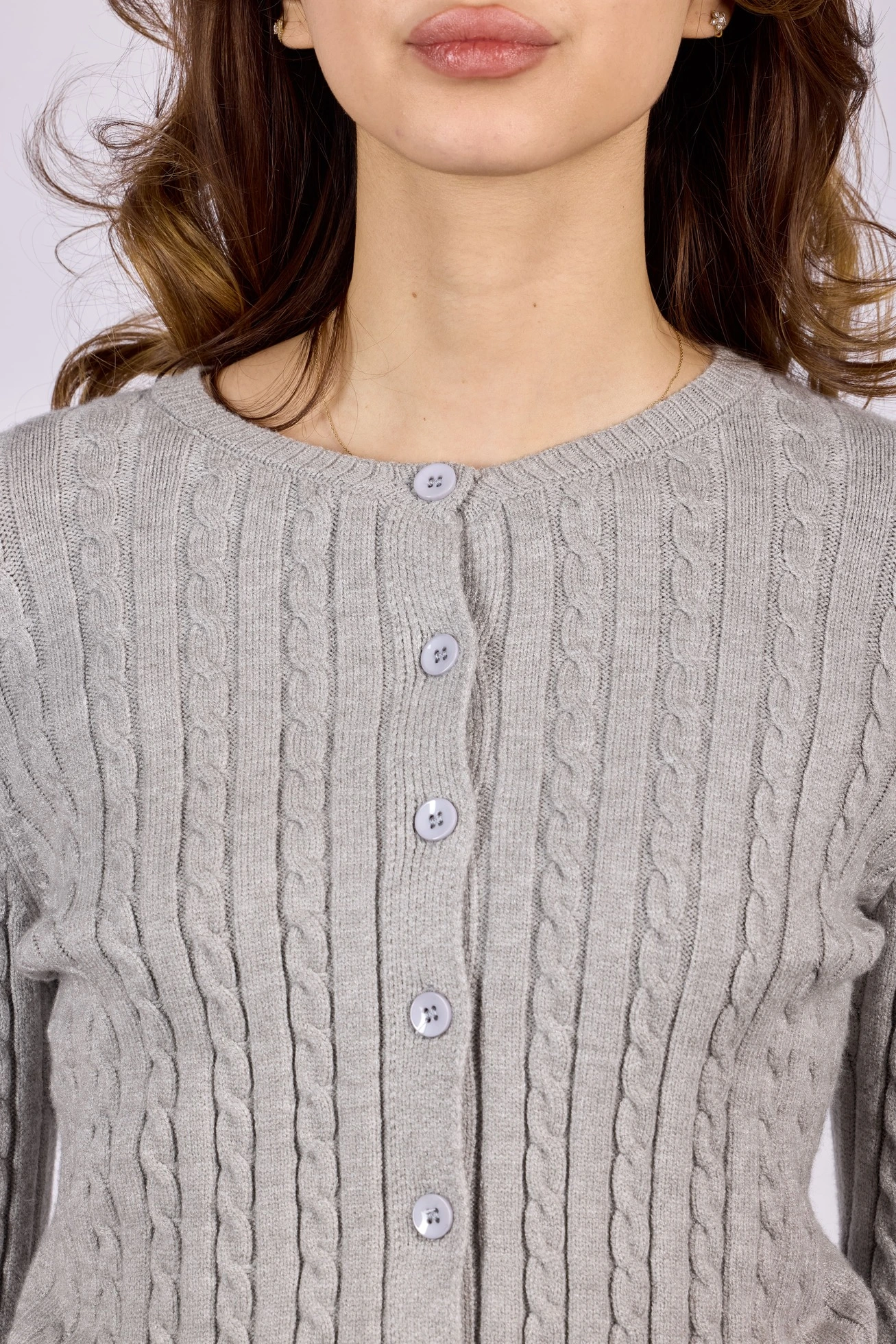 Кардиган серый для женщин 44102-61 50