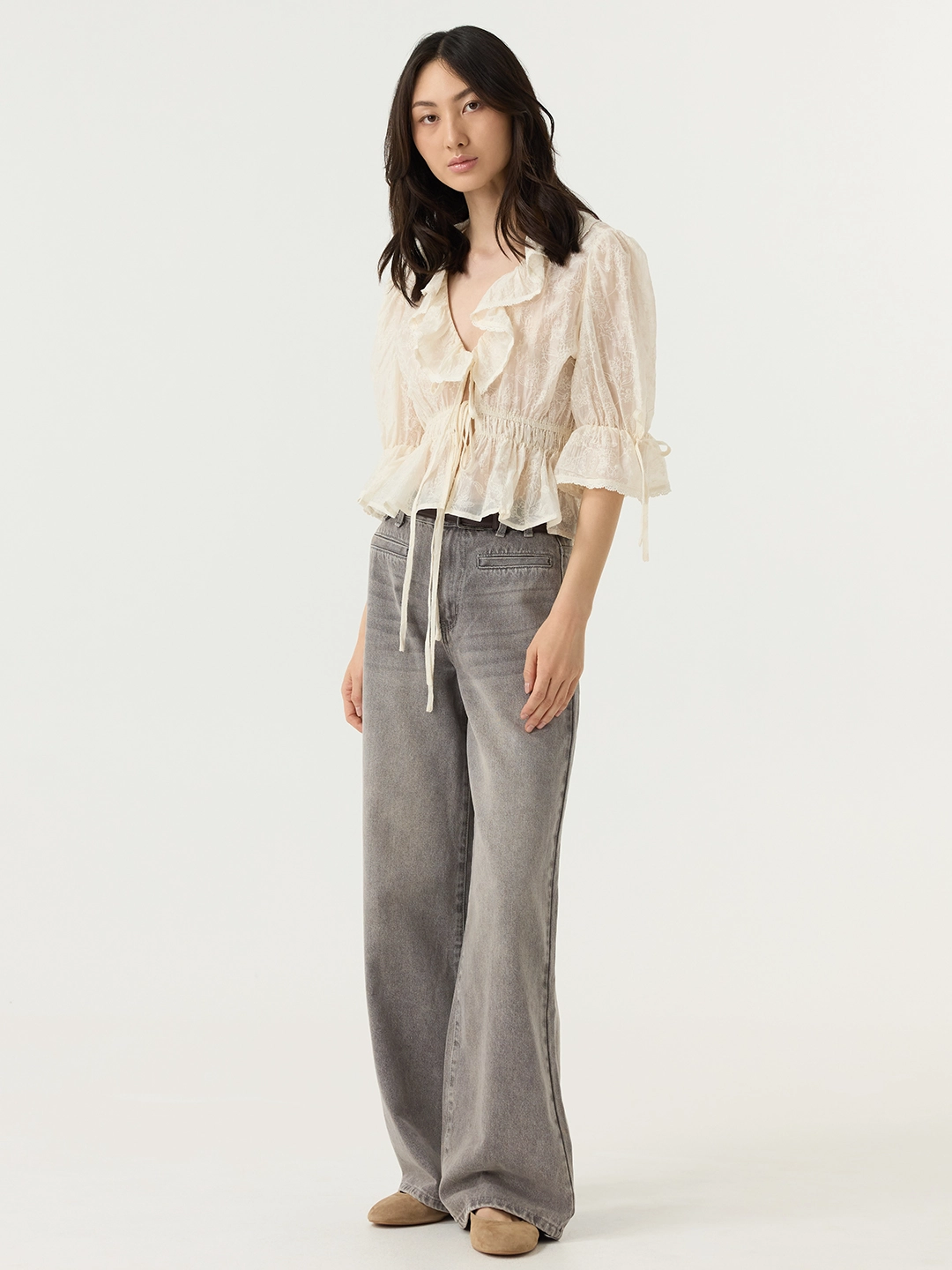 Блузка белый для женщин 48139-4 28