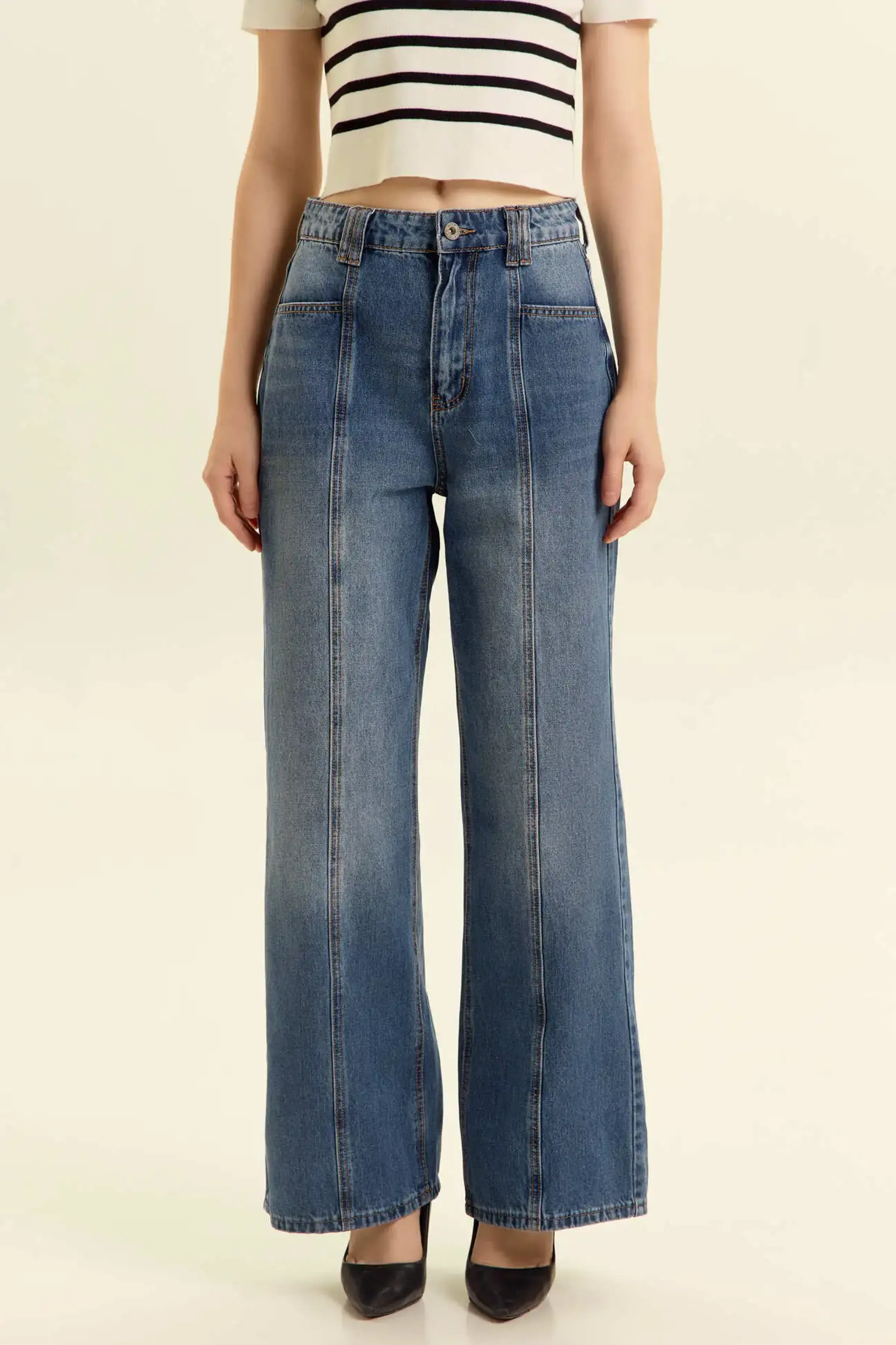 Джинсы голубой для женщин 46271-10 74