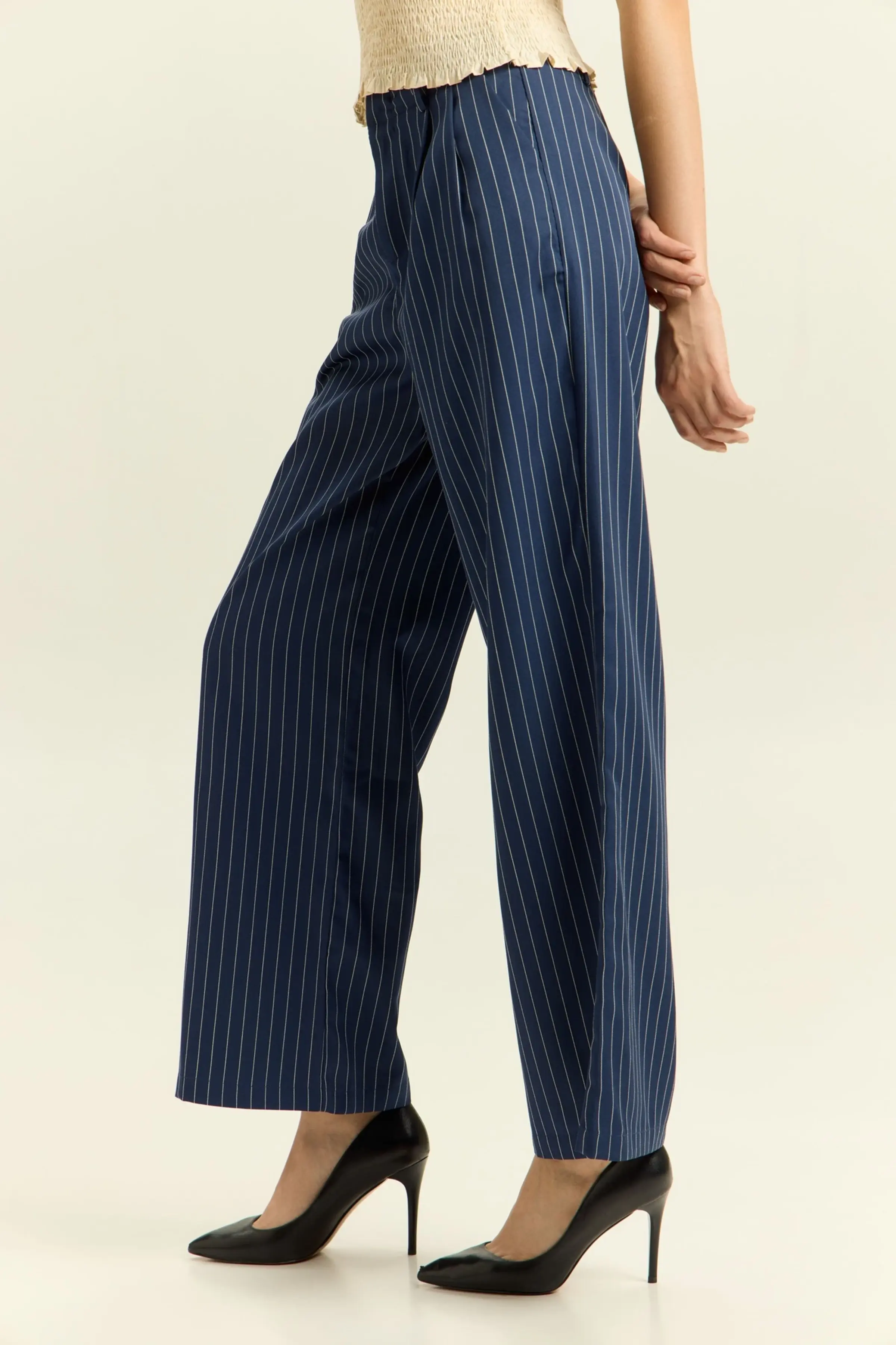 Брюки синий в полоску для женщин 41241-158 71