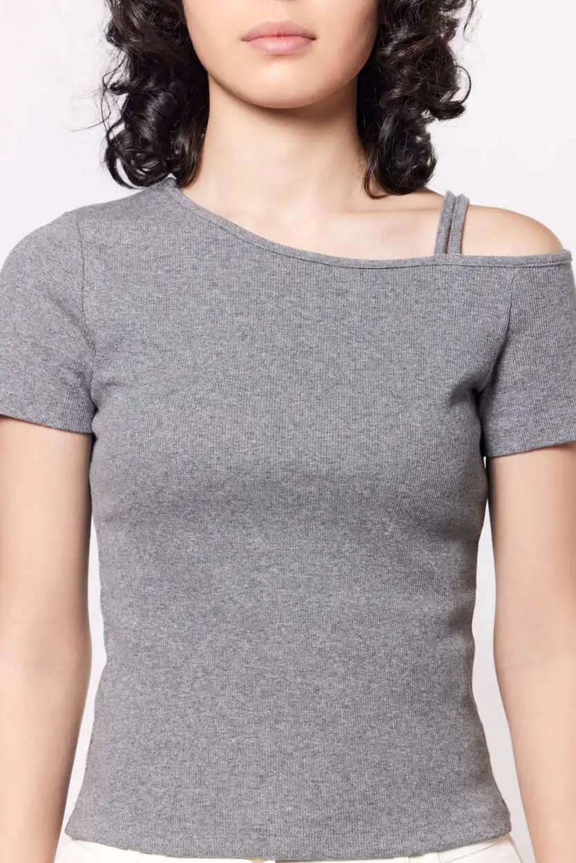 Футболка серый для женщин 44277-61 67