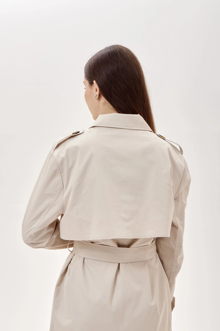 Плащ экрю для женщин 353/521/36262-232 49