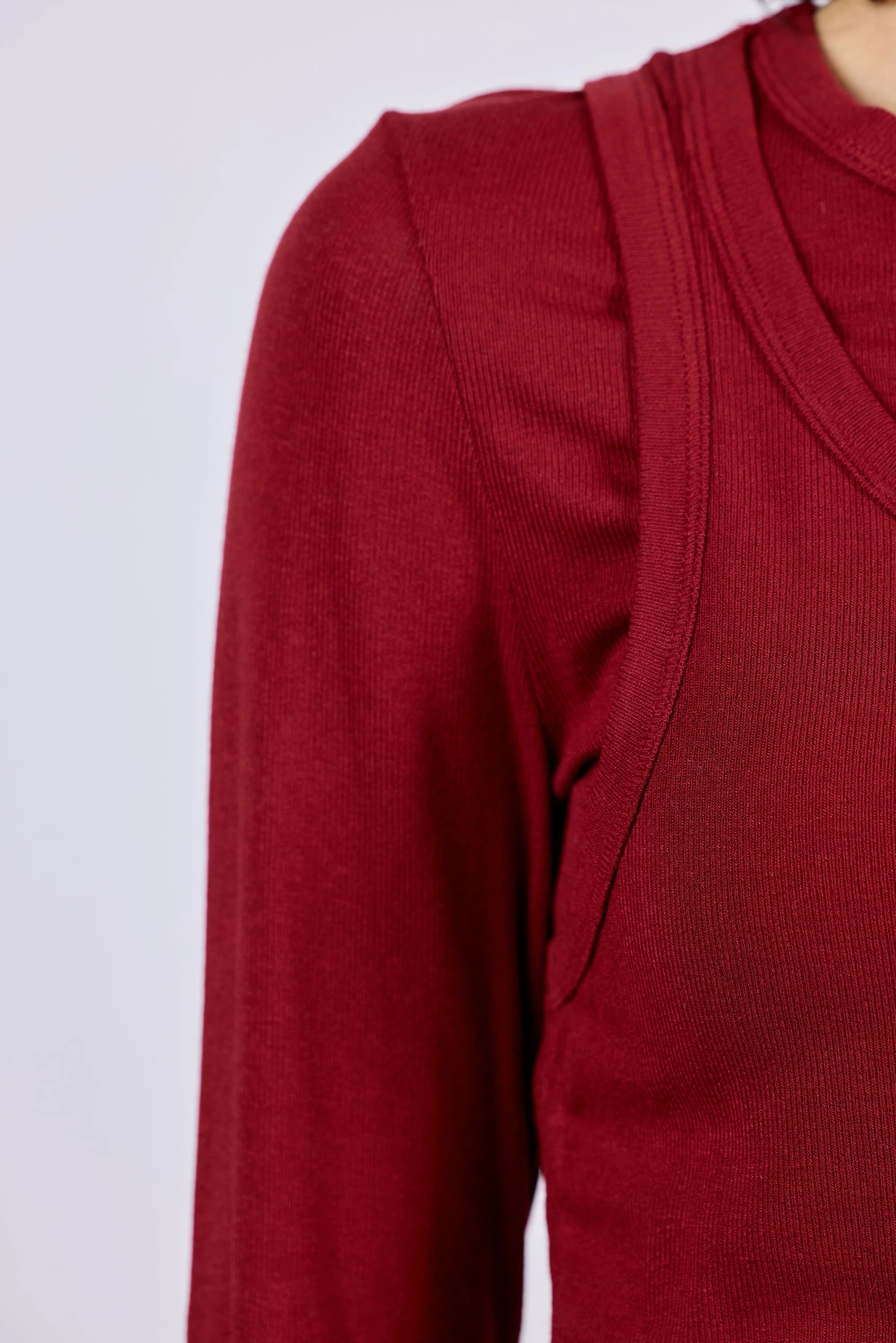 Лонгслив красный для женщин 43228-7 59