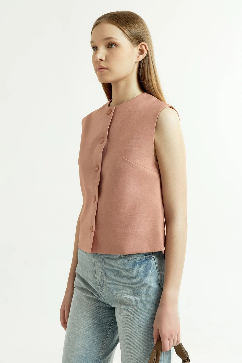 Жилетка розовый для женщин 44305-17 68