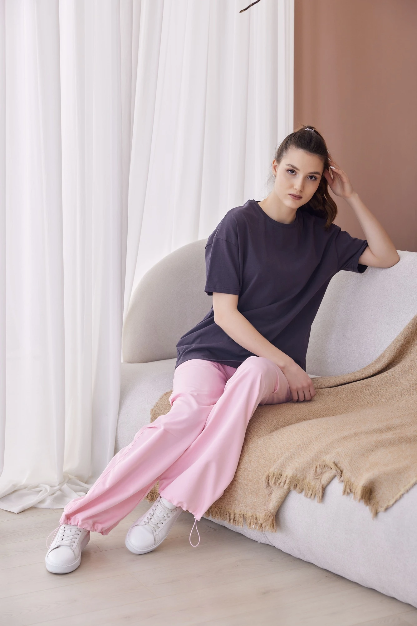 Футболка серый для женщин 40312-61 67