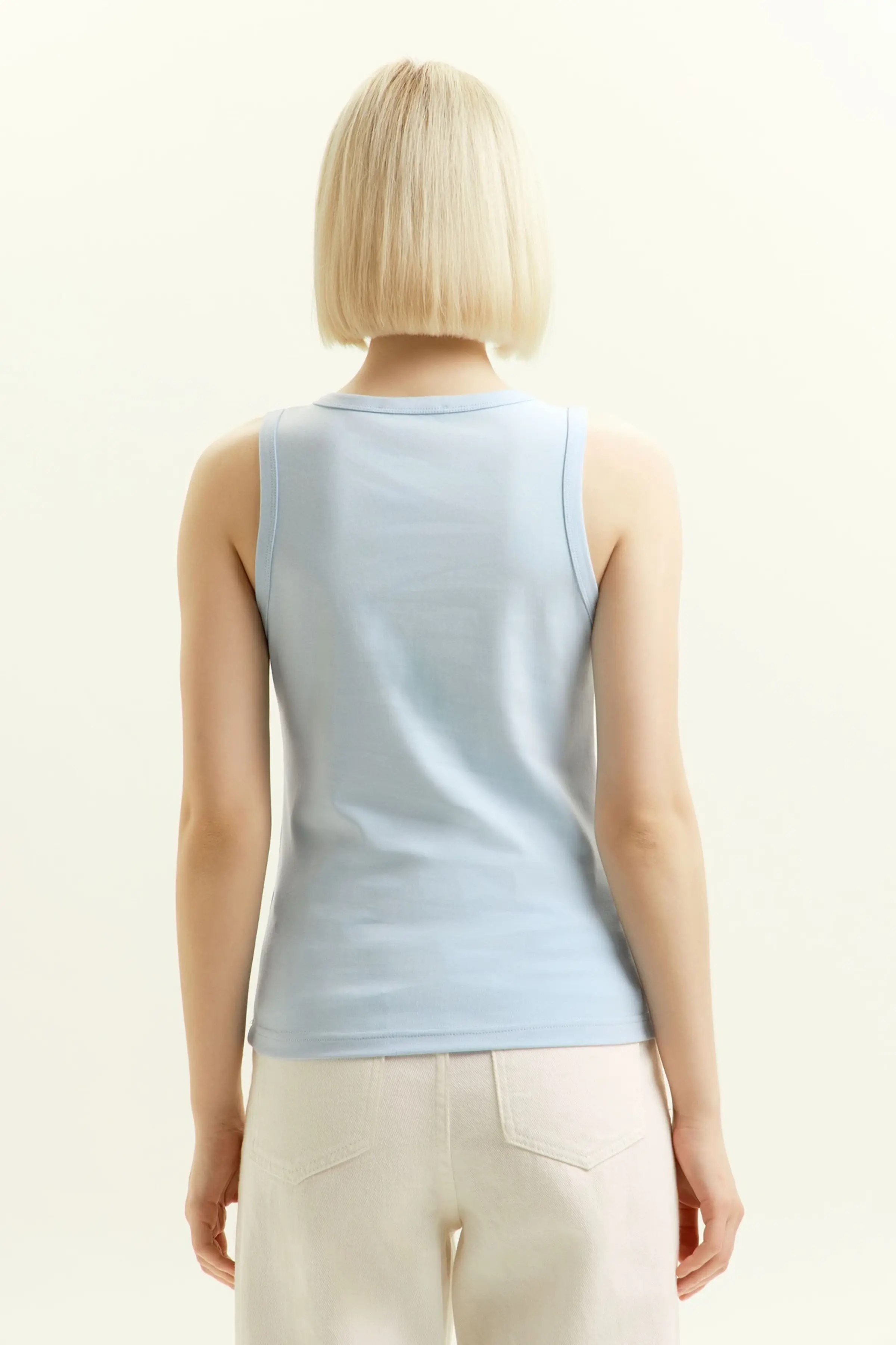 Топ голубой для женщин 45111-10 46