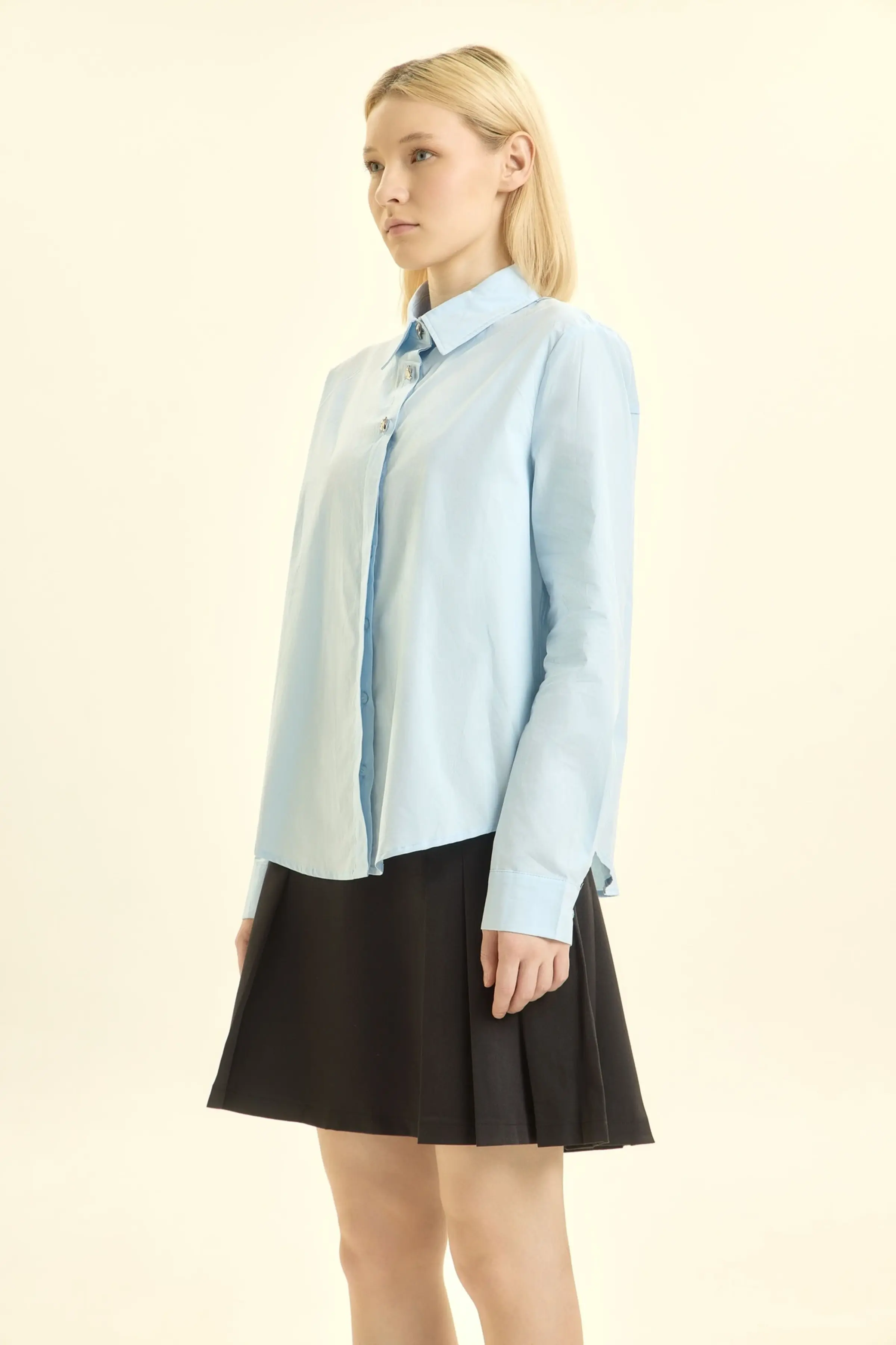 Рубашка голубой для женщин 46177-10 66