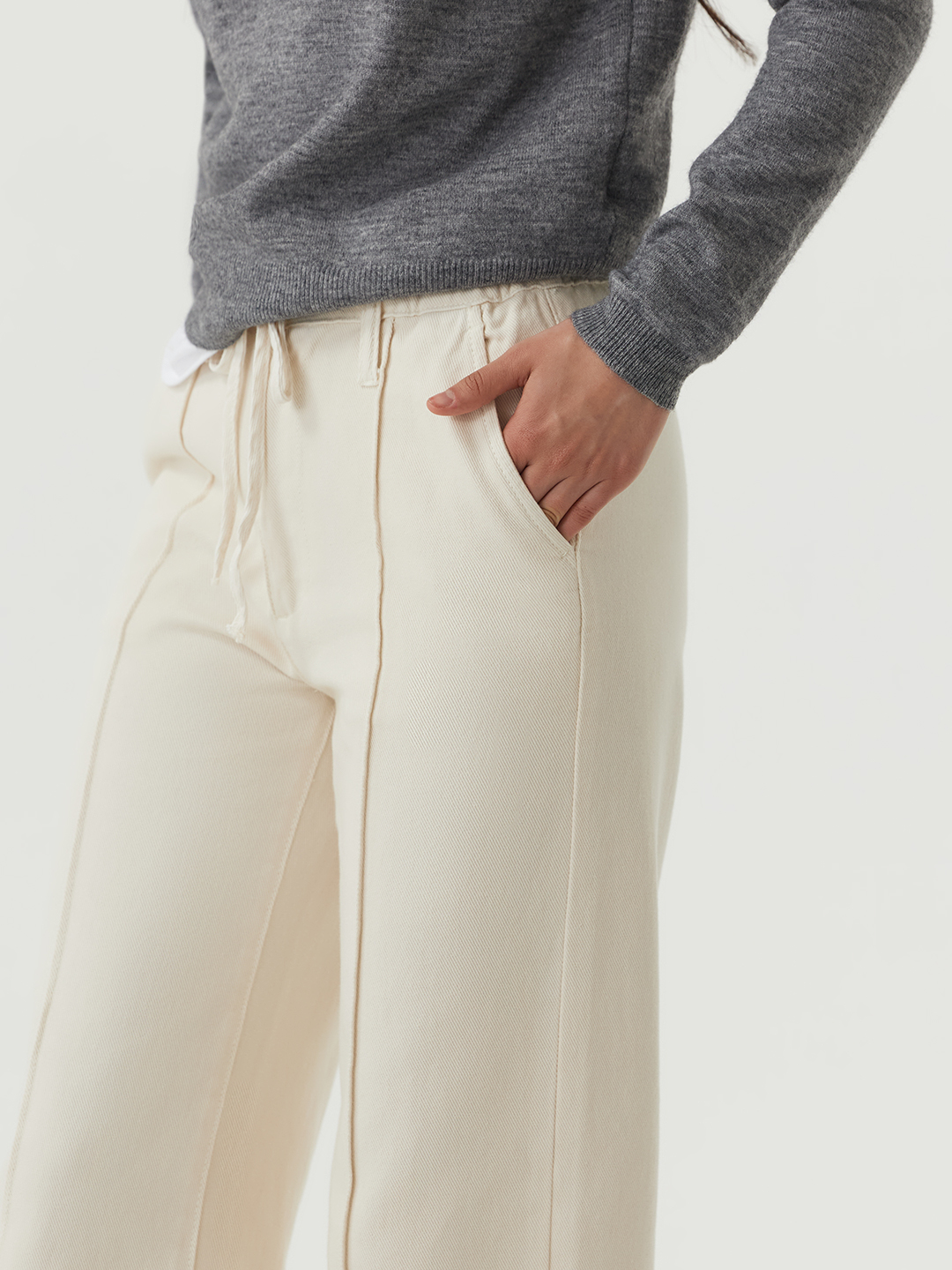 Джинсы айвори для женщин 48175-234 74