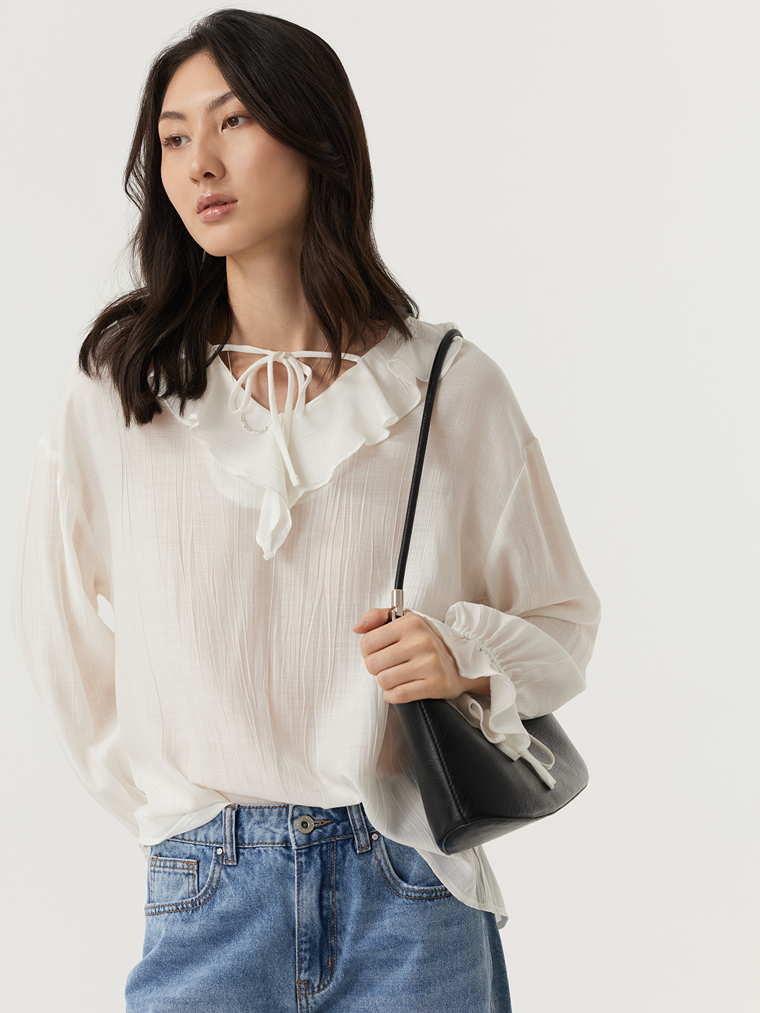 Блузка белый для женщин 48225-4 28