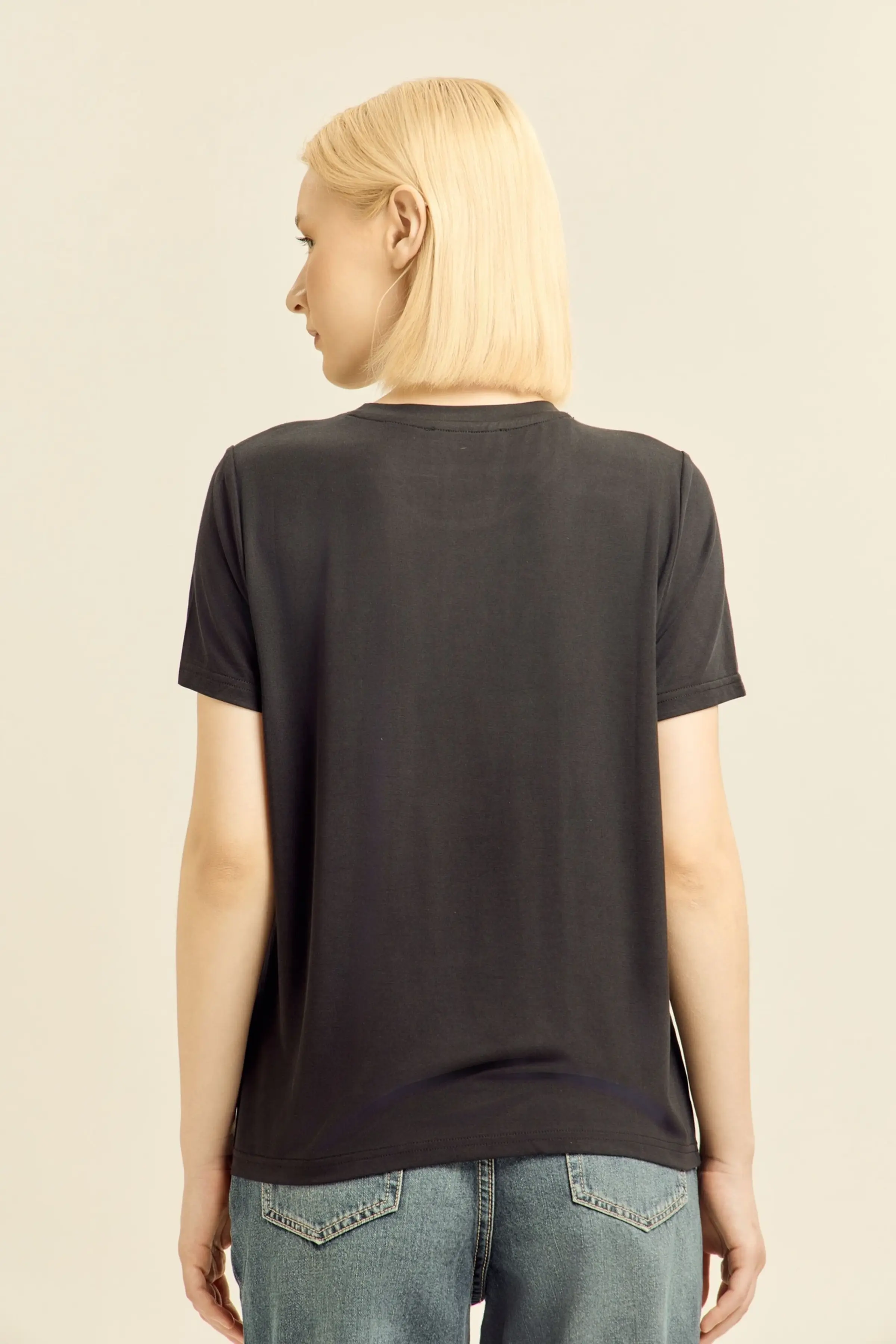 Футболка черный для женщин 45324-1 67