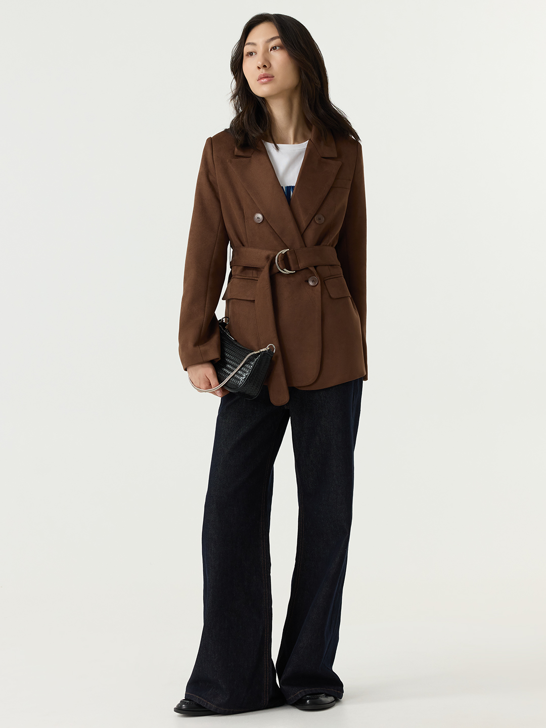 Жакет коричневый для женщин 48176-13 64