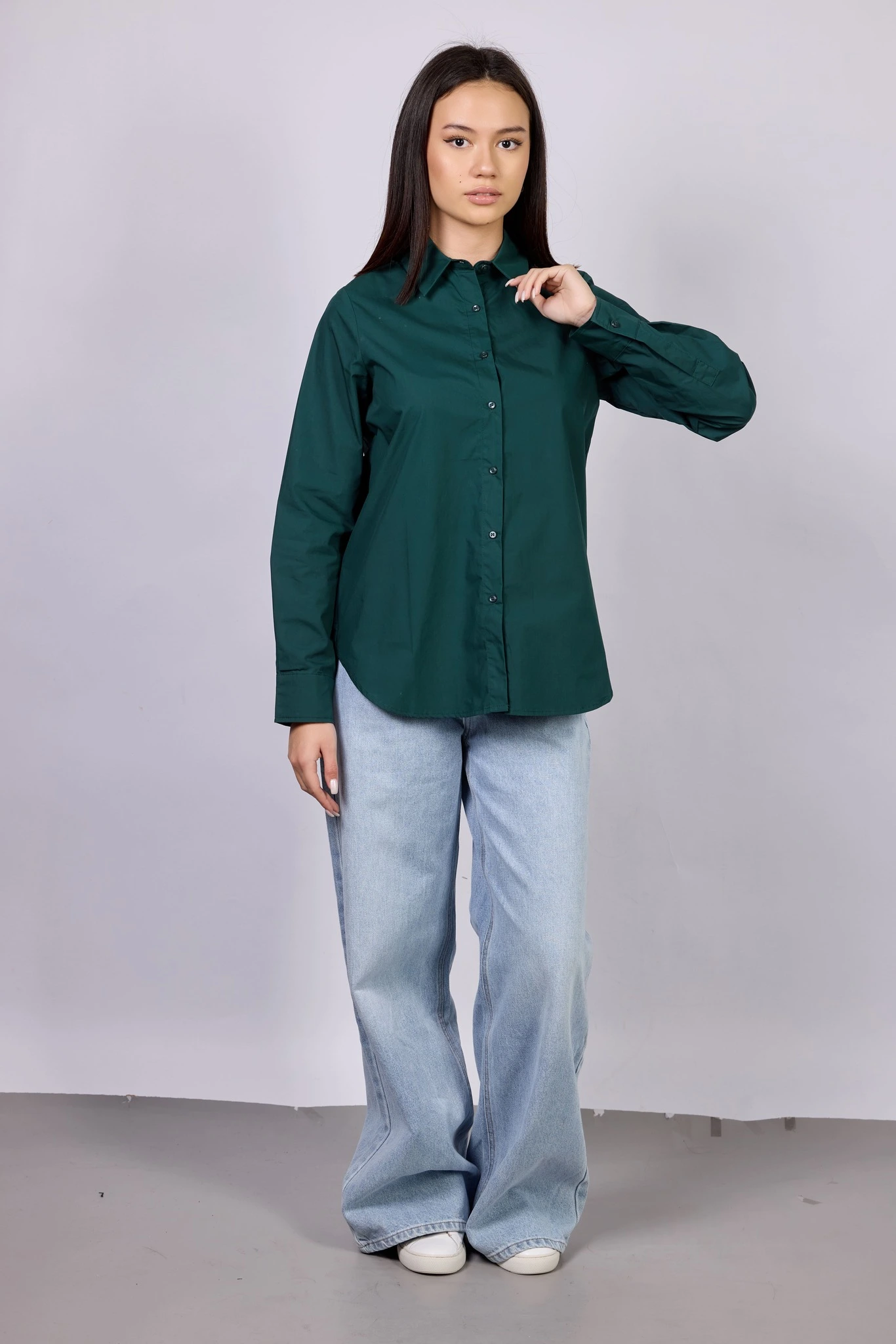 Рубашка зеленый для женщин 42171-34 66