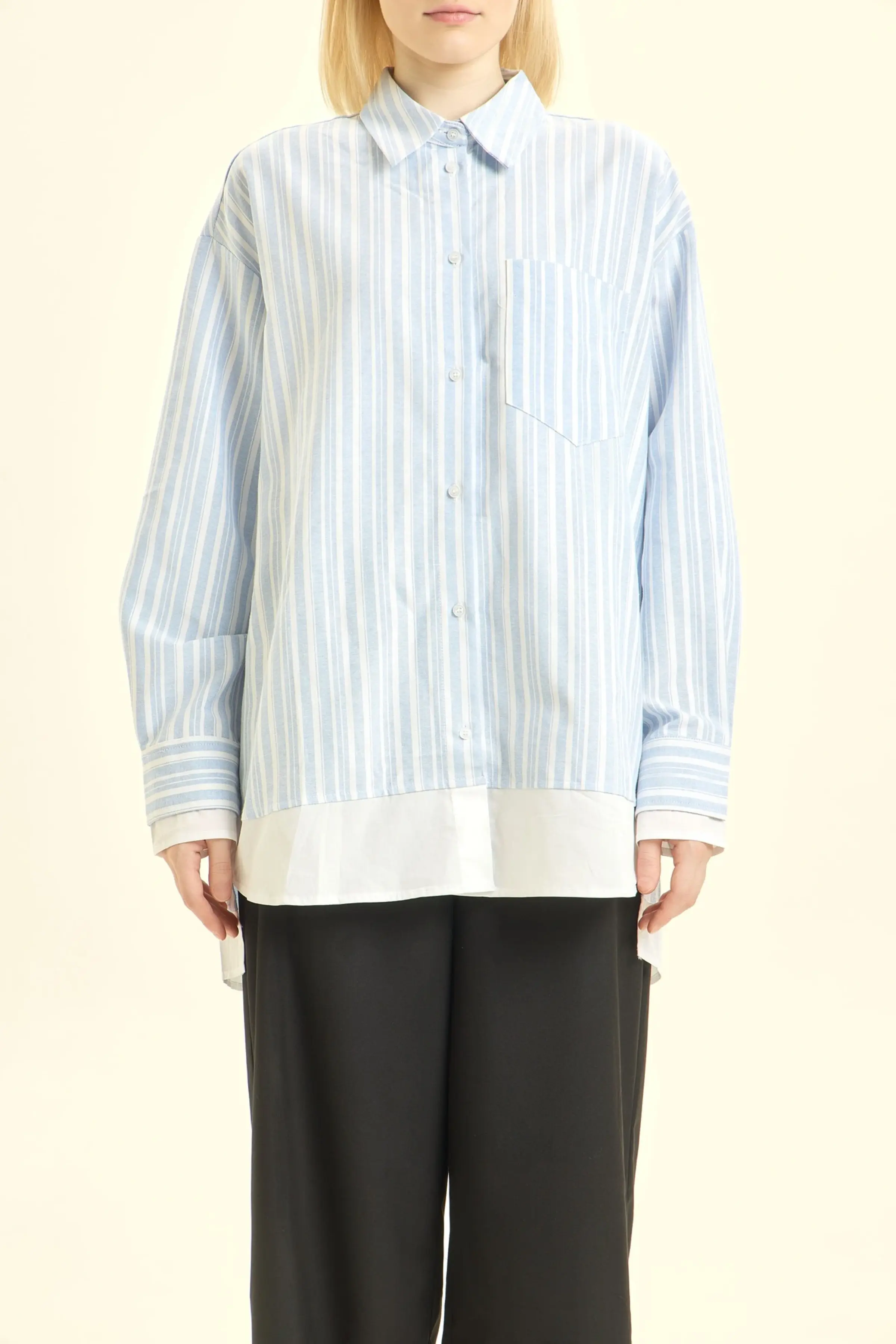 Рубашка голубой для женщин 46300-10 66