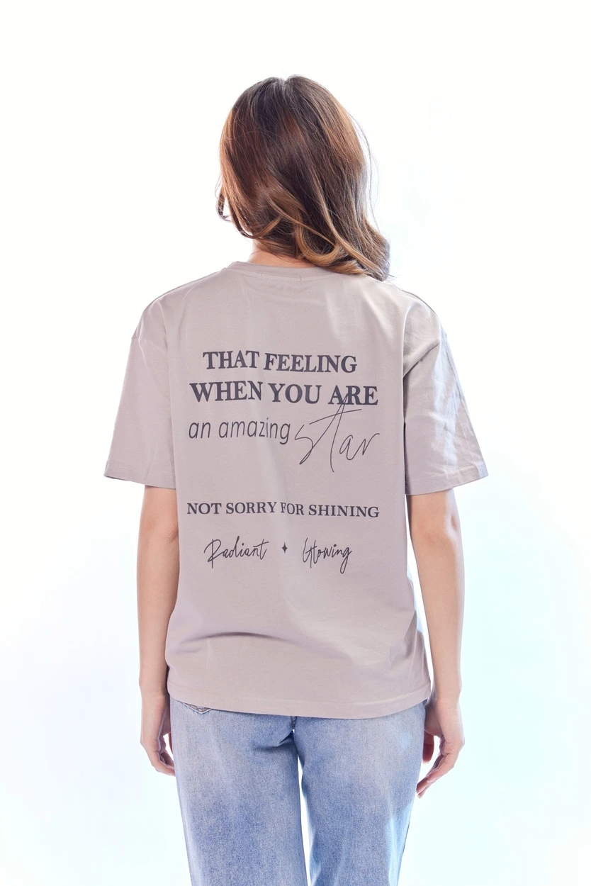 Футболка серый для женщин 44283-61 67