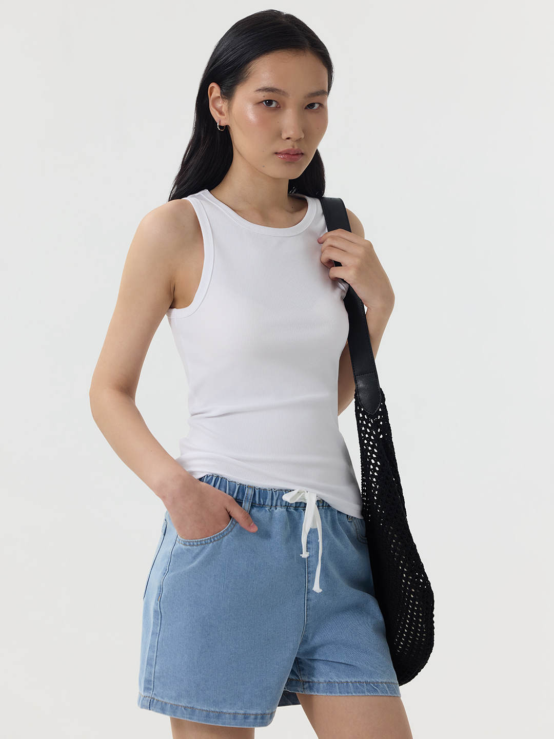 Топ белый для женщин 49123-4 46