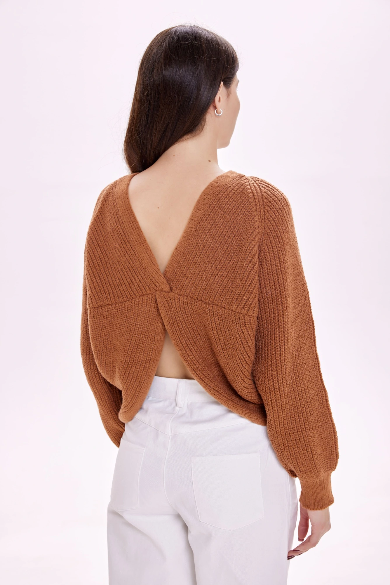 Свитер коричневый для женщин 39163-13 65