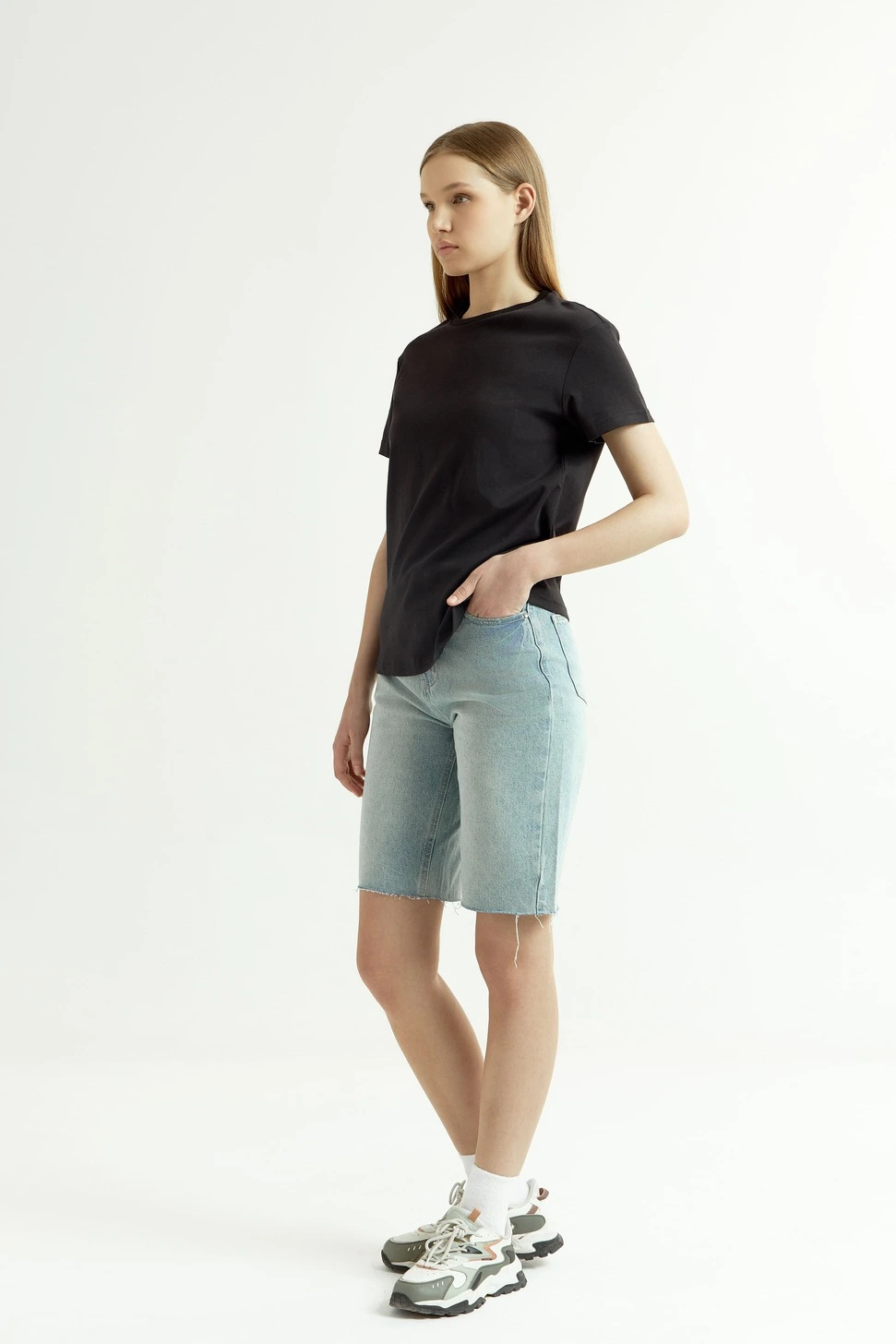 Шорты голубой для женщин 45306-10 57