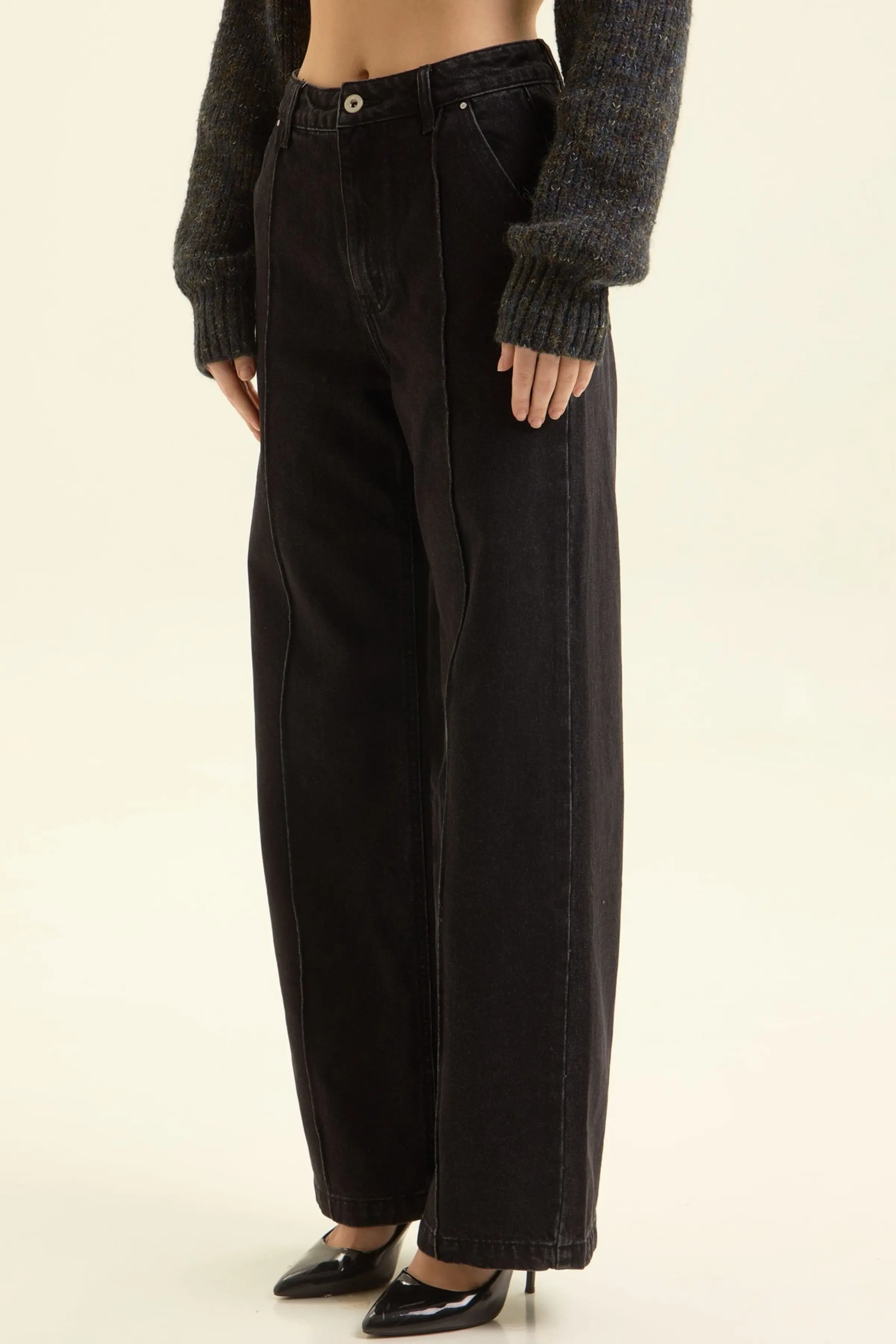 Джинсы черный для женщин 47299-1 74