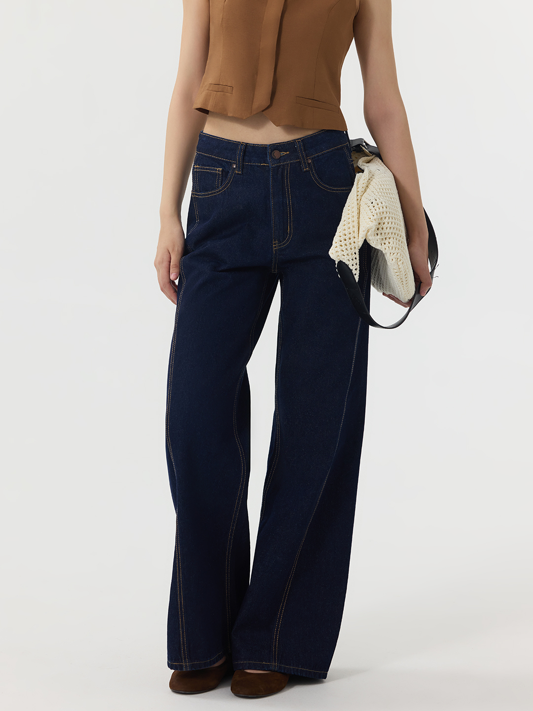 Джинсы темно-синий для женщин 48198-18 74