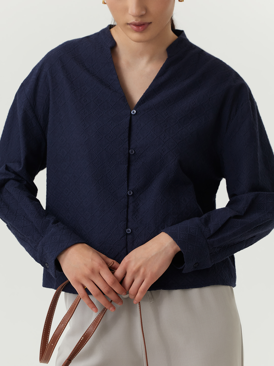 Блузка синий для женщин 48196-65 28