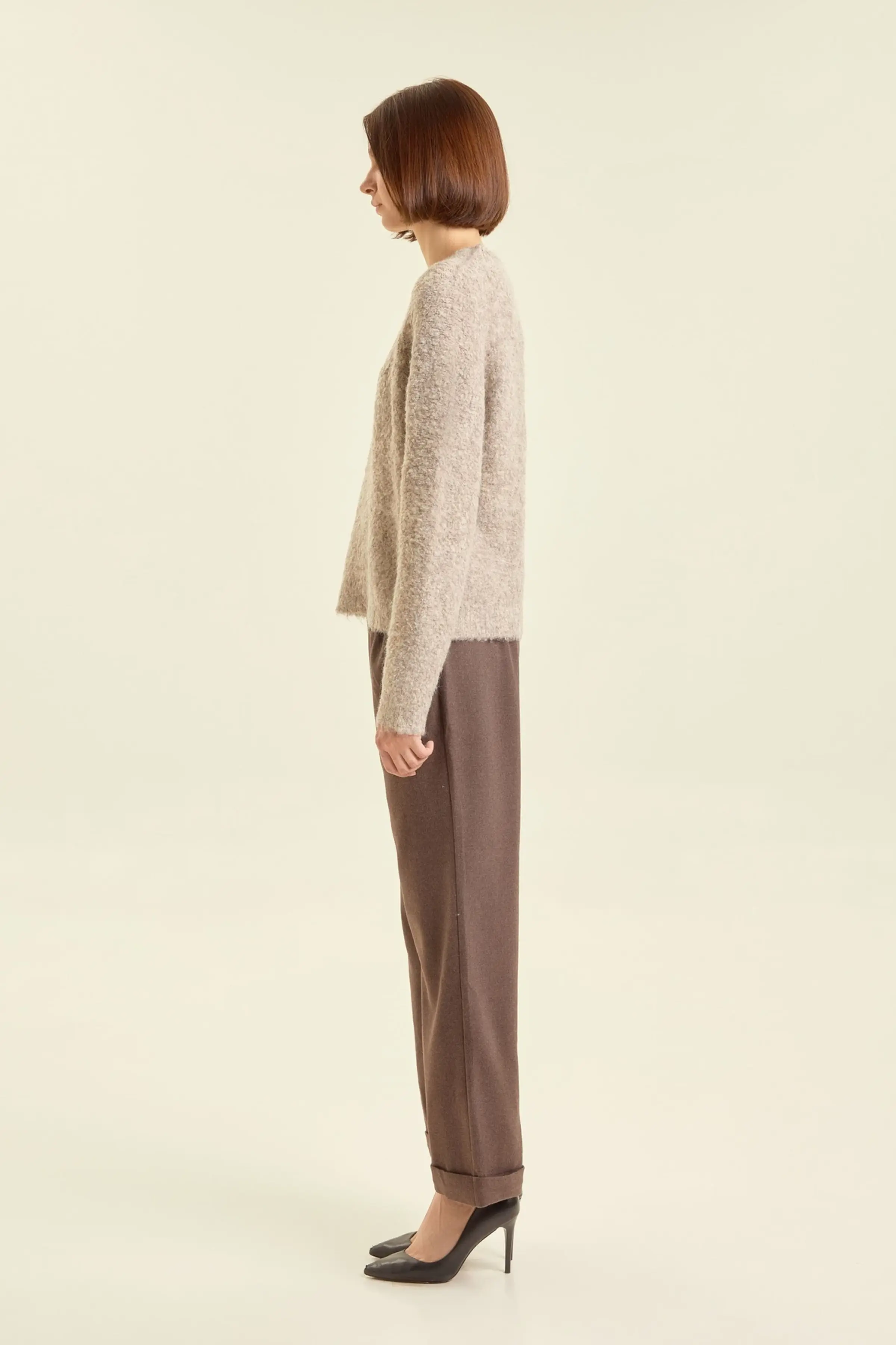 Свитер бежевый для женщин 47292-15 65