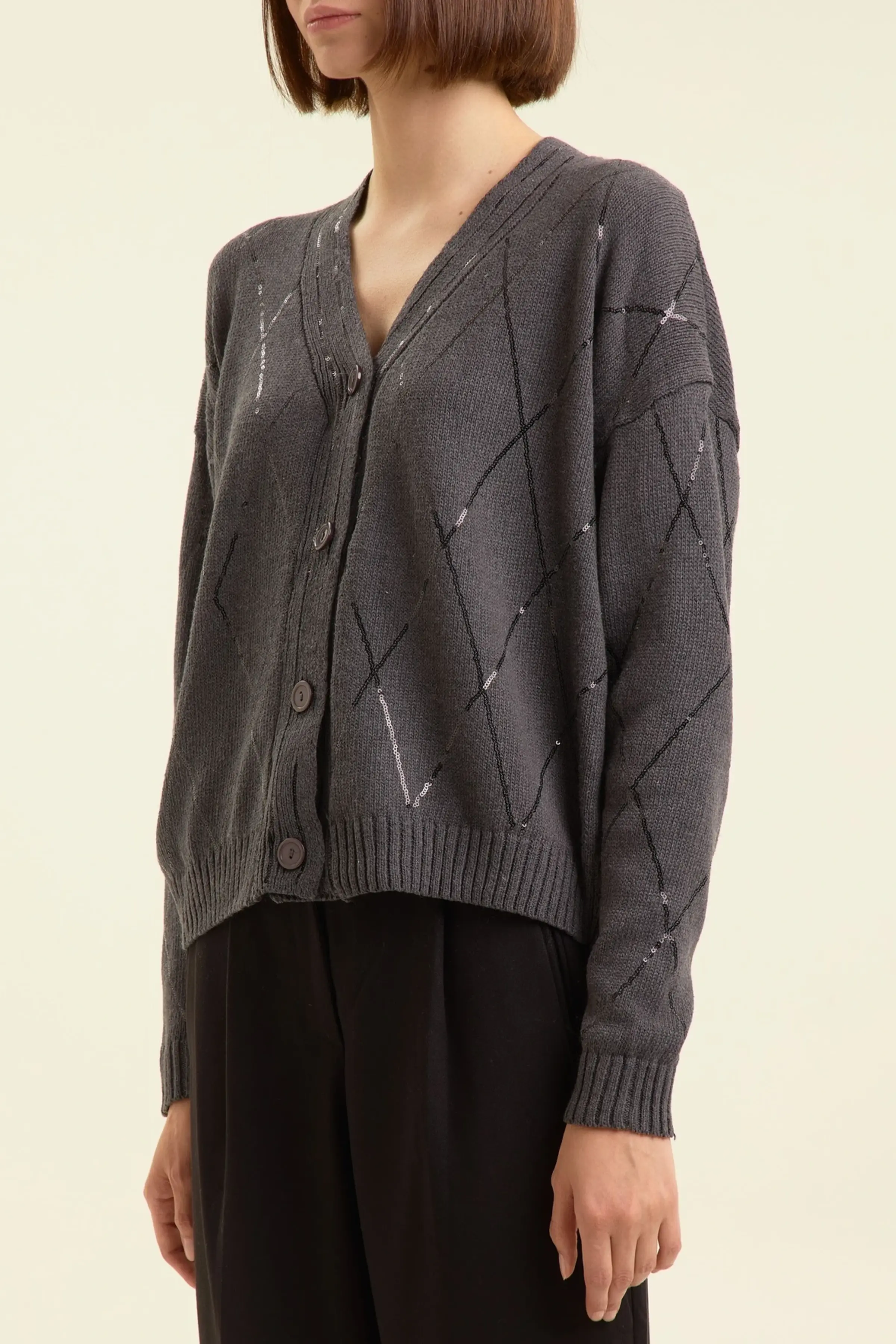 Кардиган серый для женщин 47150-61 50