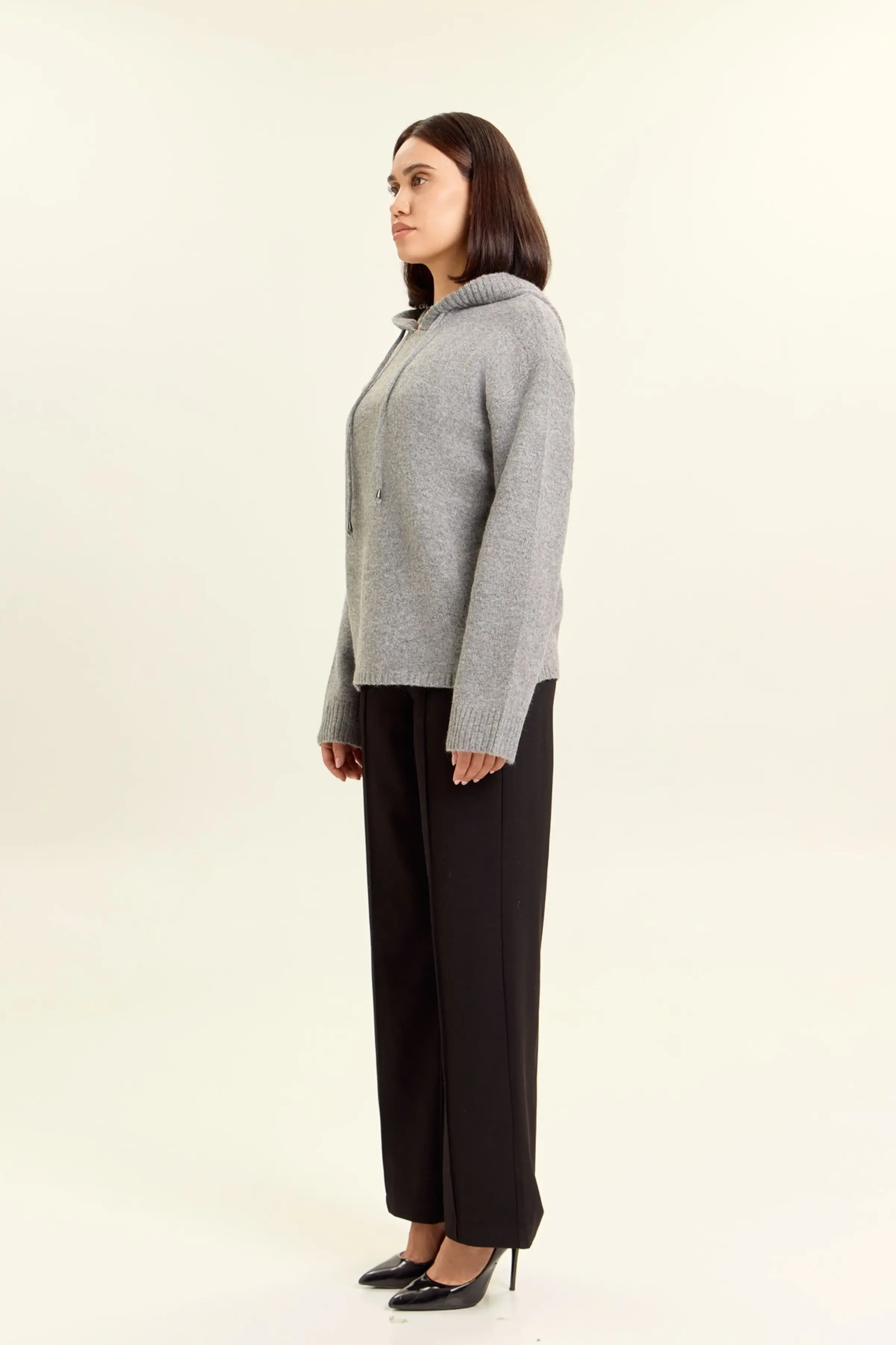 Свитер серый для женщин 47216-61 65