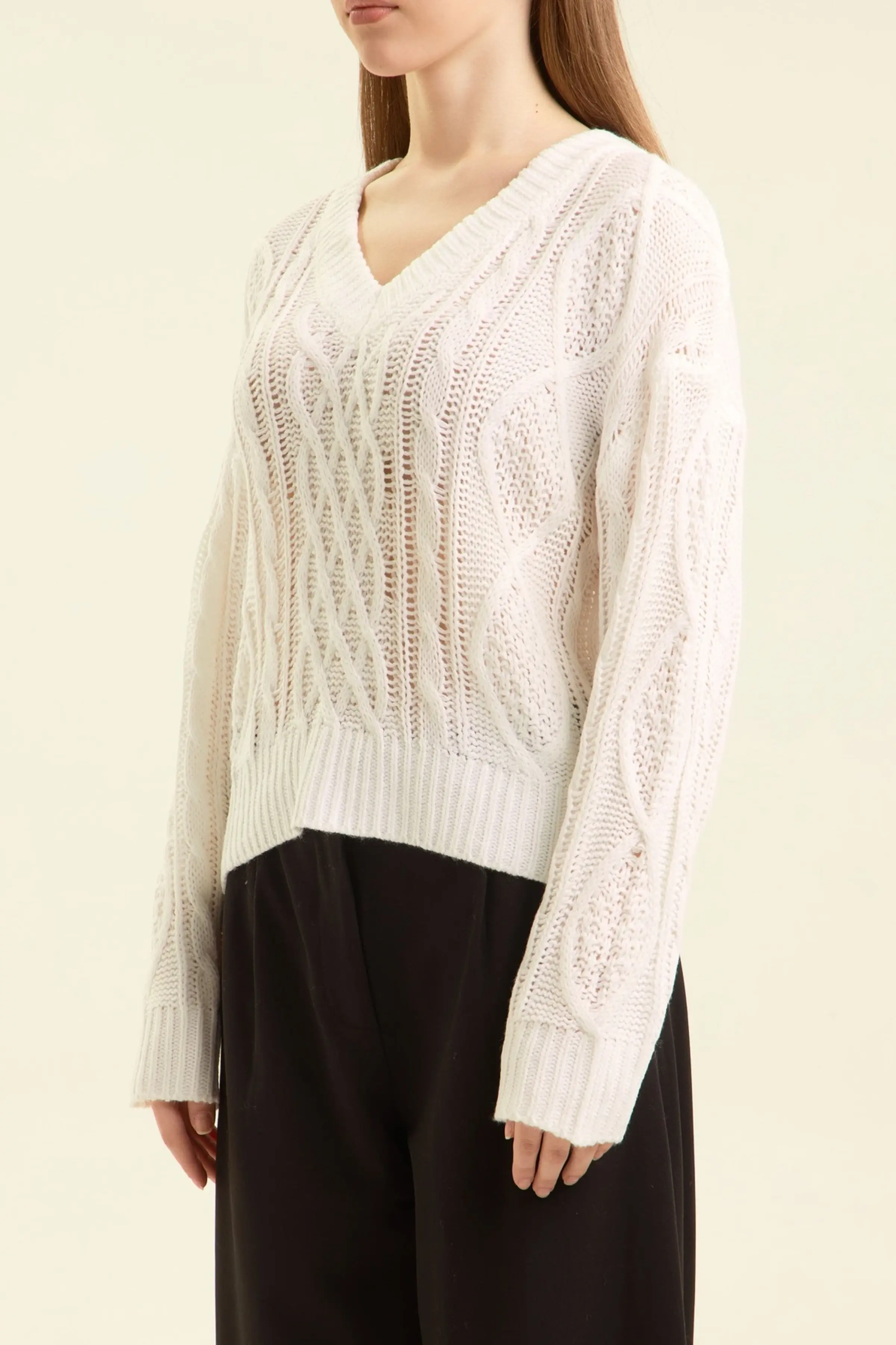 Свитер белый для женщин 47304-4 65