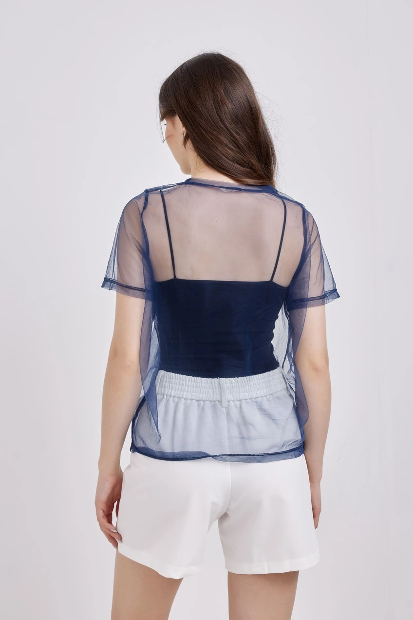 Футболка синий для женщин 41223-65 67