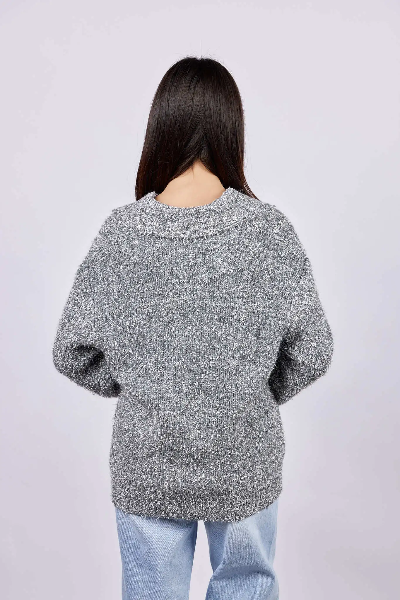 Свитер темно-серый для женщин 43242-12 65