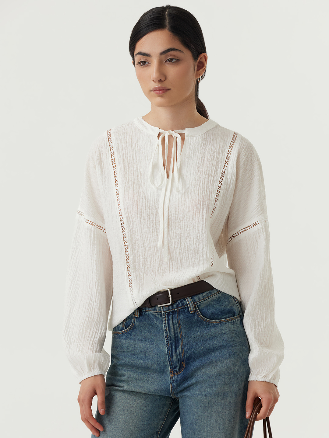 Блузка белый для женщин 48206-4 28