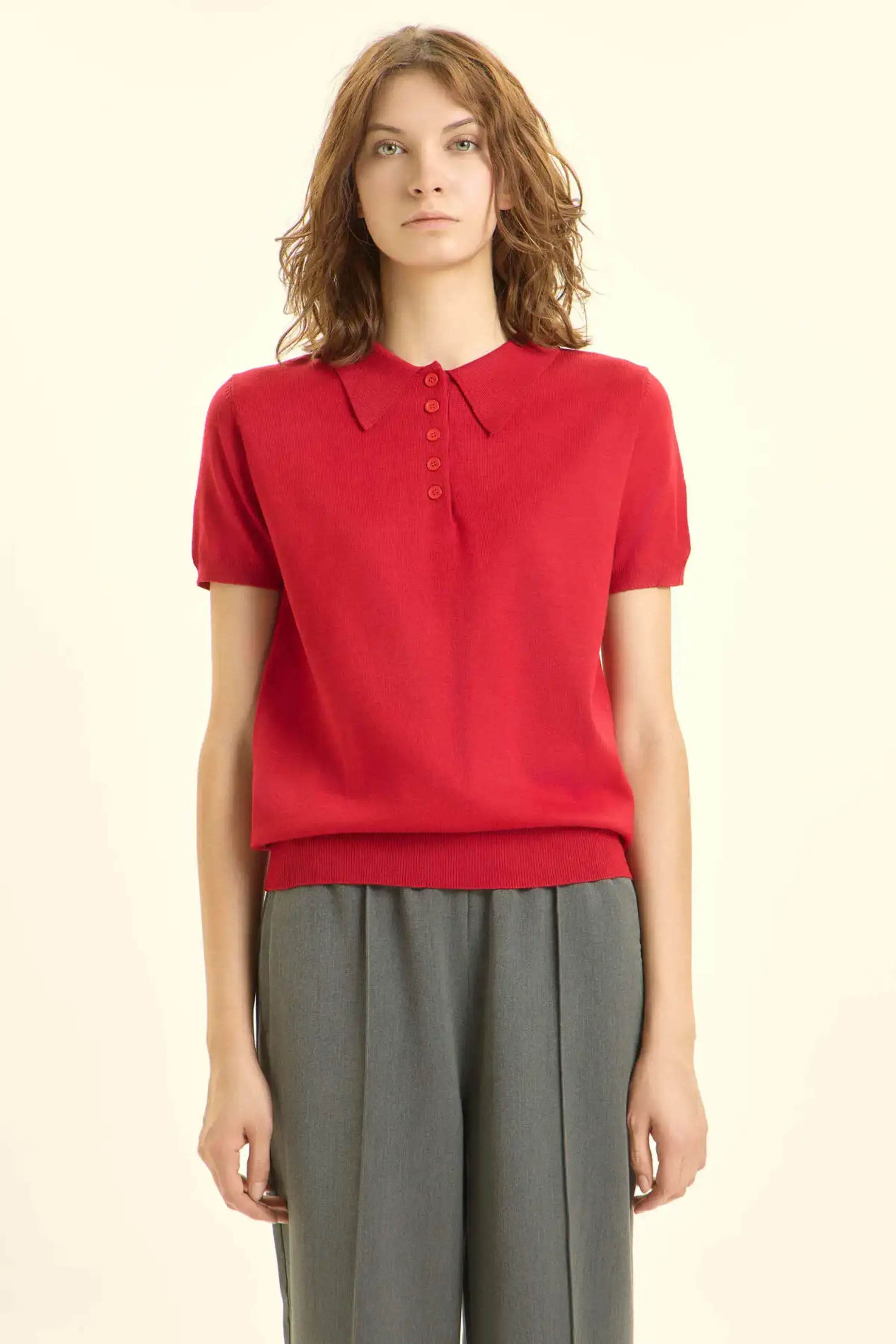 Джемпер красный для женщин 46128-7 60