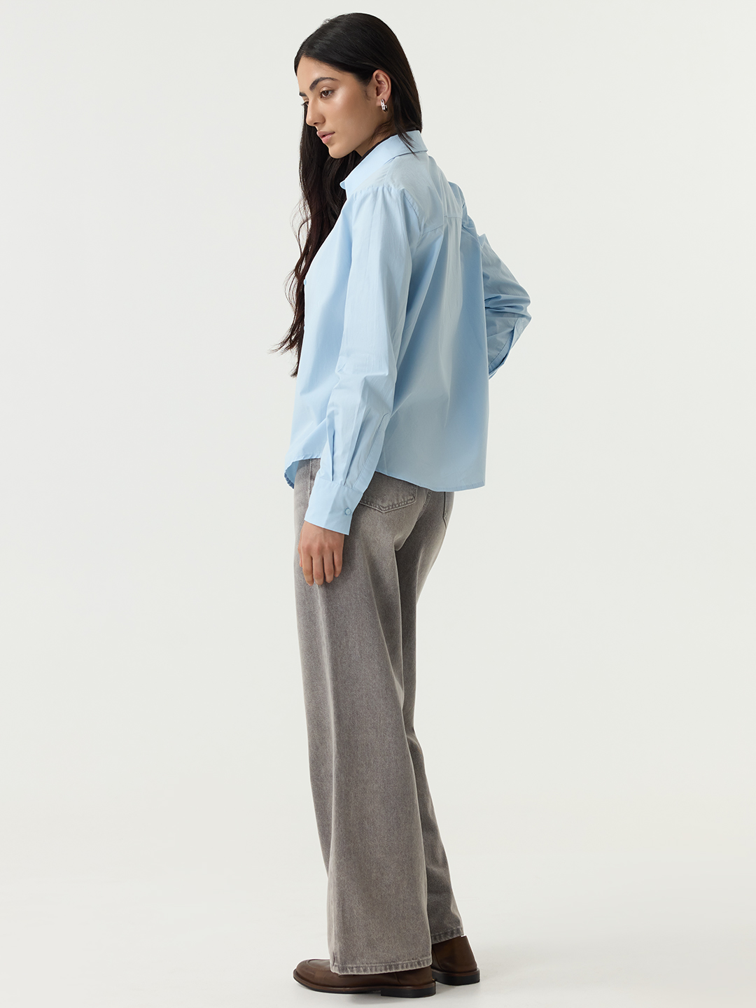 Рубашка голубой для женщин 48136-10 66