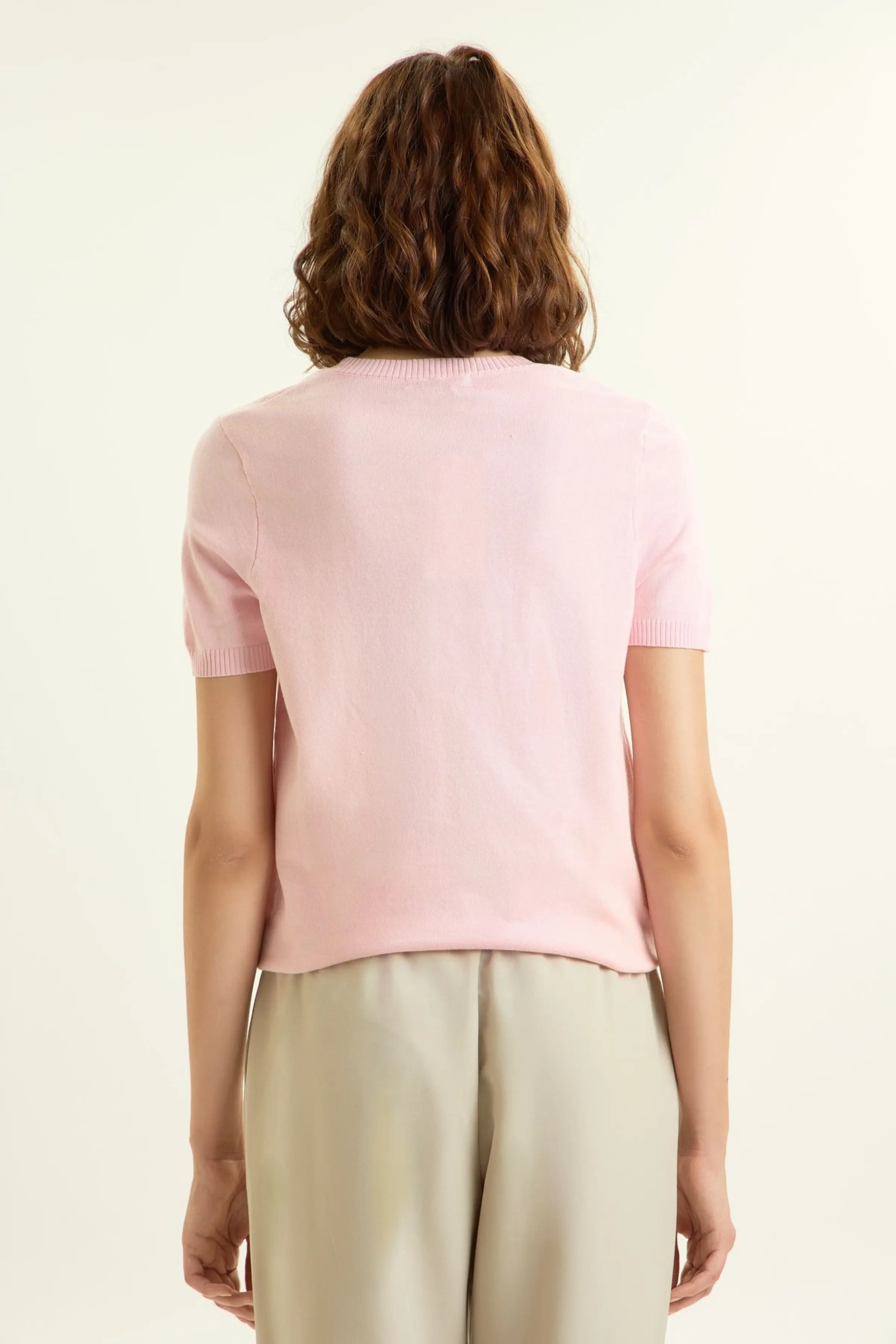 Джемпер светло-розовый для женщин 44194-27 60