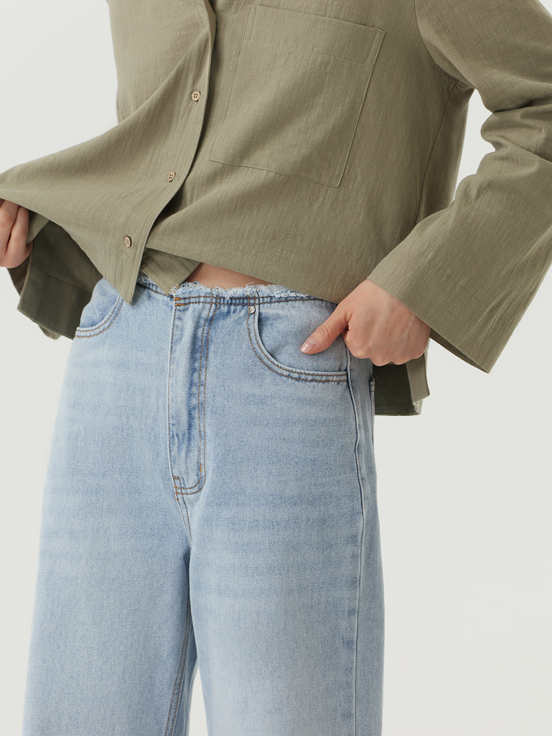 Джинсы светло-голубой для женщин 48287-25 74