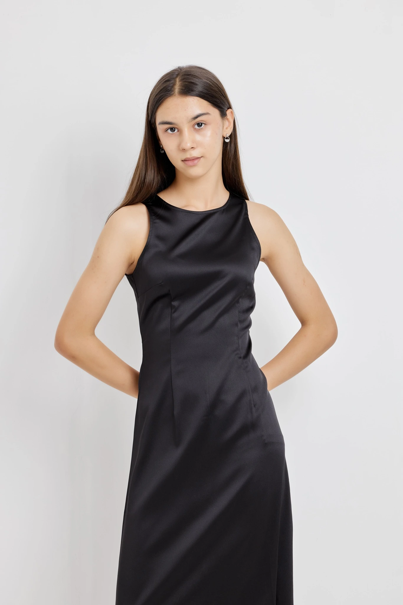 Платье черный для женщин 42143-1 54