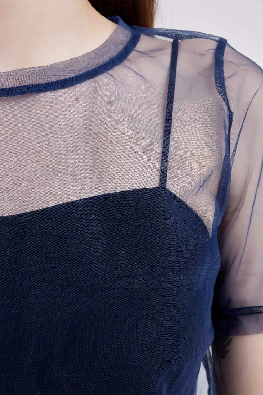 Футболка синий для женщин 41223-65 67