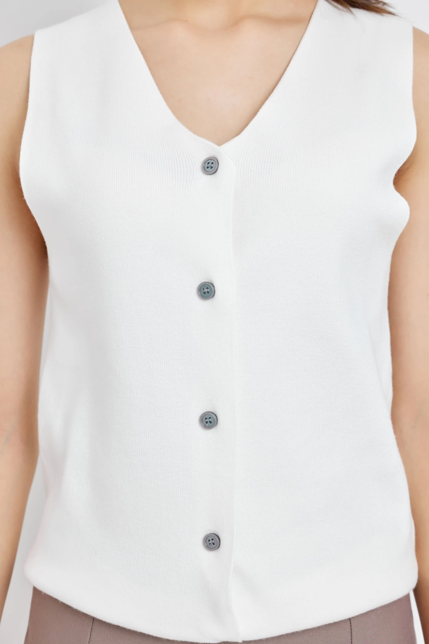 Жилетка белый для женщин 42267-4 68