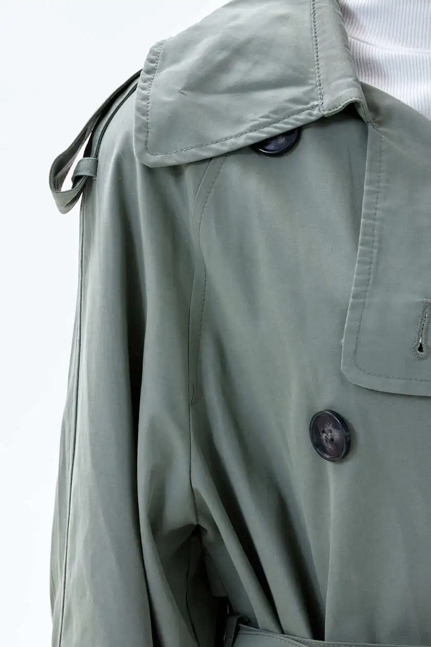 Плащ зеленый для женщин 353/521/38280-34 49