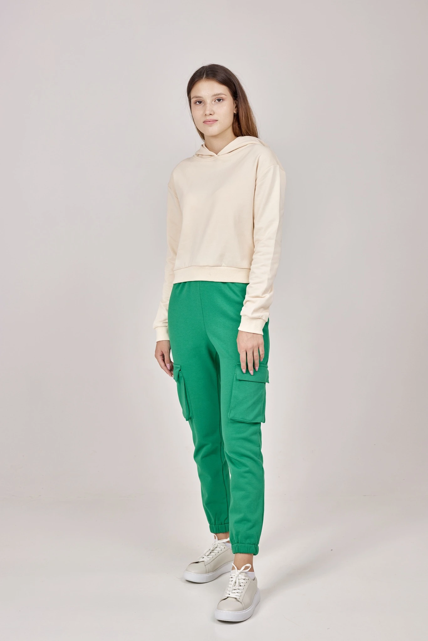 Худи бежевый для женщин 152/200/32107-15 62