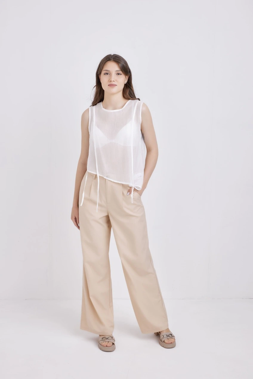 Топ белый для женщин 41124-4 46