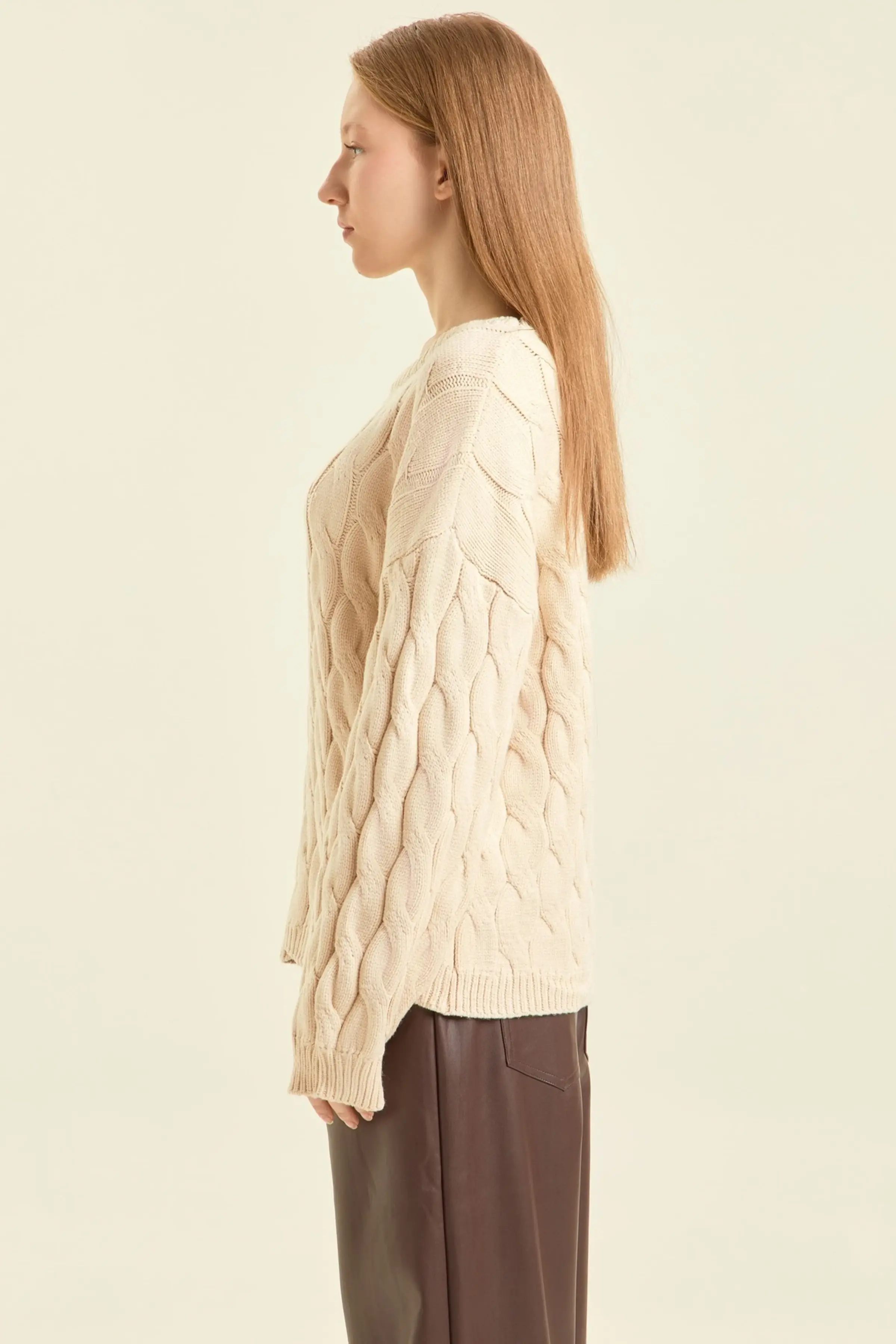Свитер айвори для женщин 47211-234 65